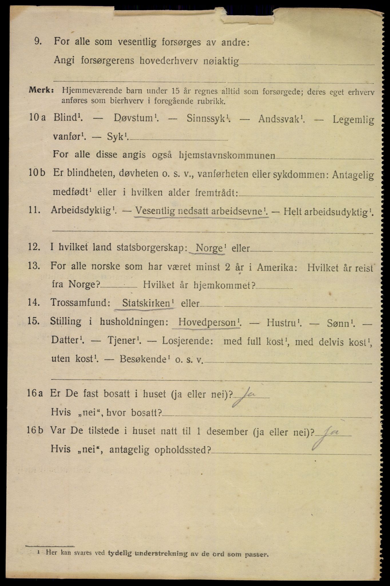 SAK, 1920 census for Risør, 1920, p. 5496