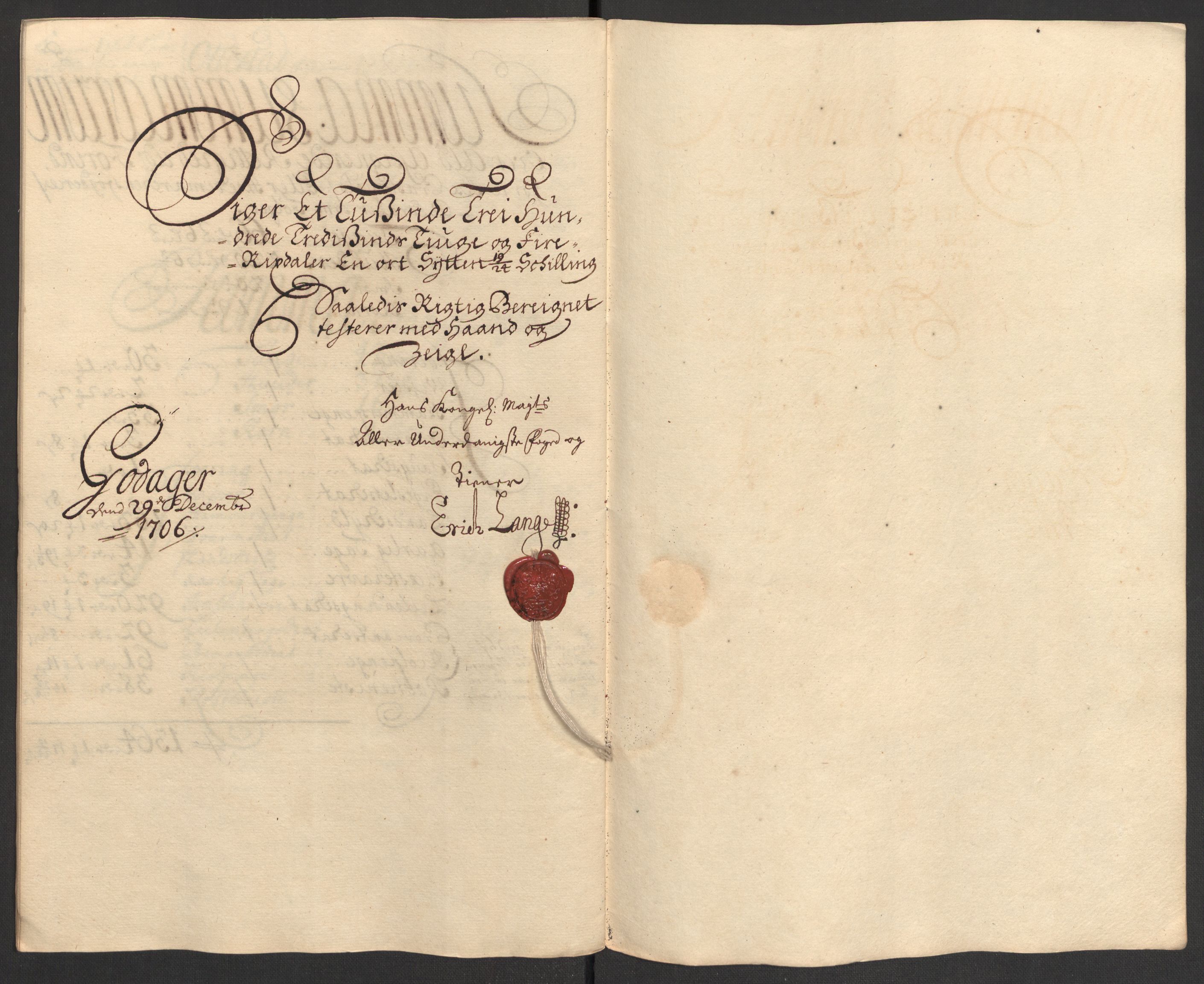 Rentekammeret inntil 1814, Reviderte regnskaper, Fogderegnskap, AV/RA-EA-4092/R16/L1043: Fogderegnskap Hedmark, 1706-1707, p. 222