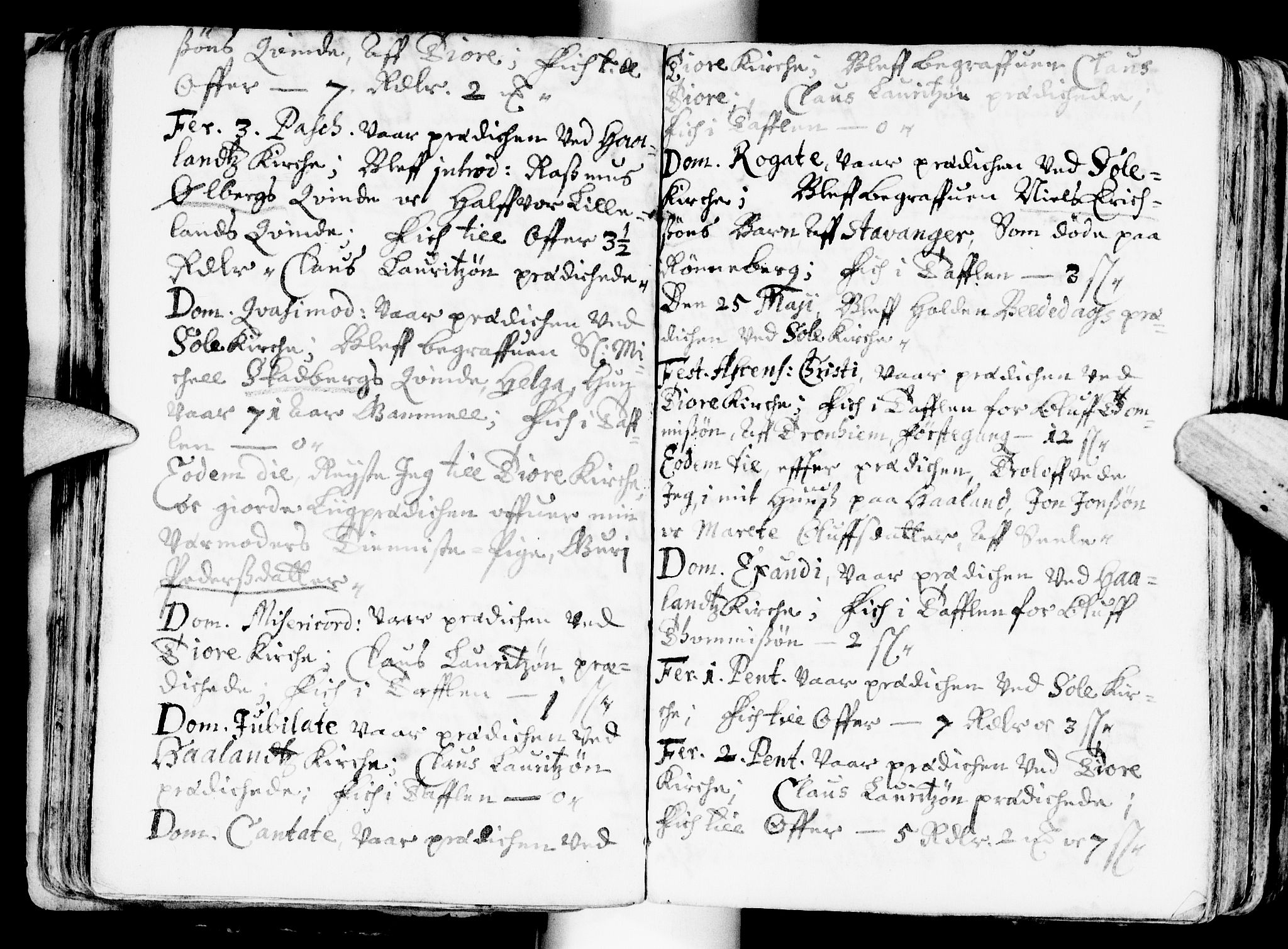 Håland sokneprestkontor, AV/SAST-A-101802/001/30BA/L0001: Parish register (official) no. A 1, 1671-1722