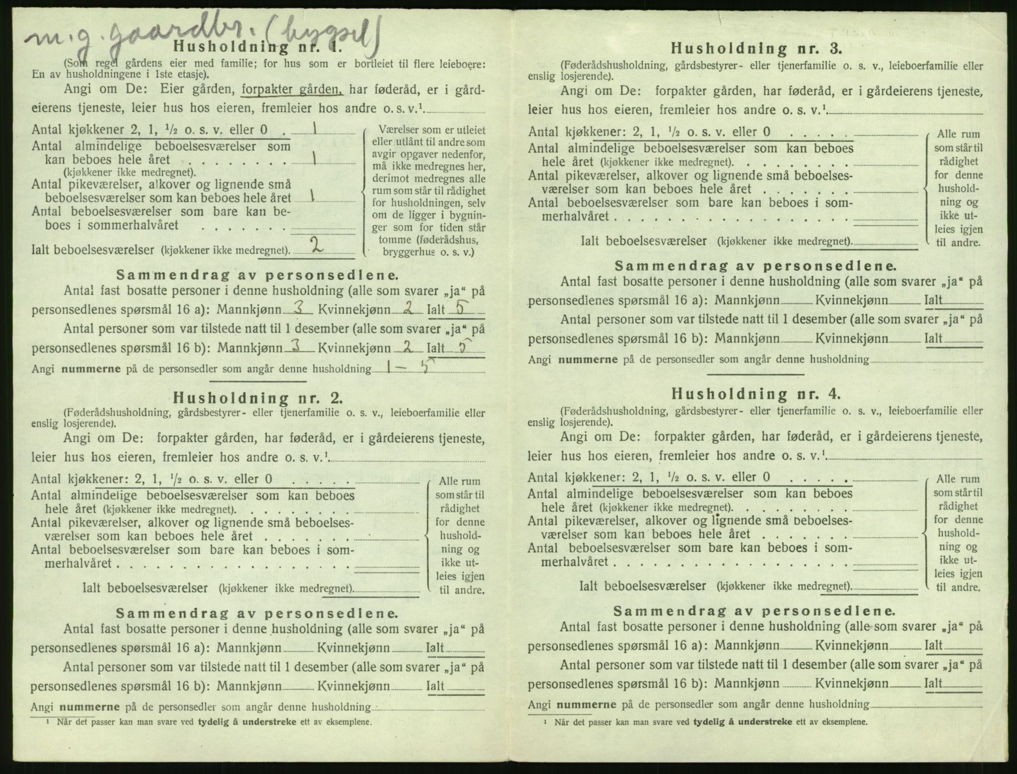 SAT, 1920 census for Sykkylven, 1920, p. 828