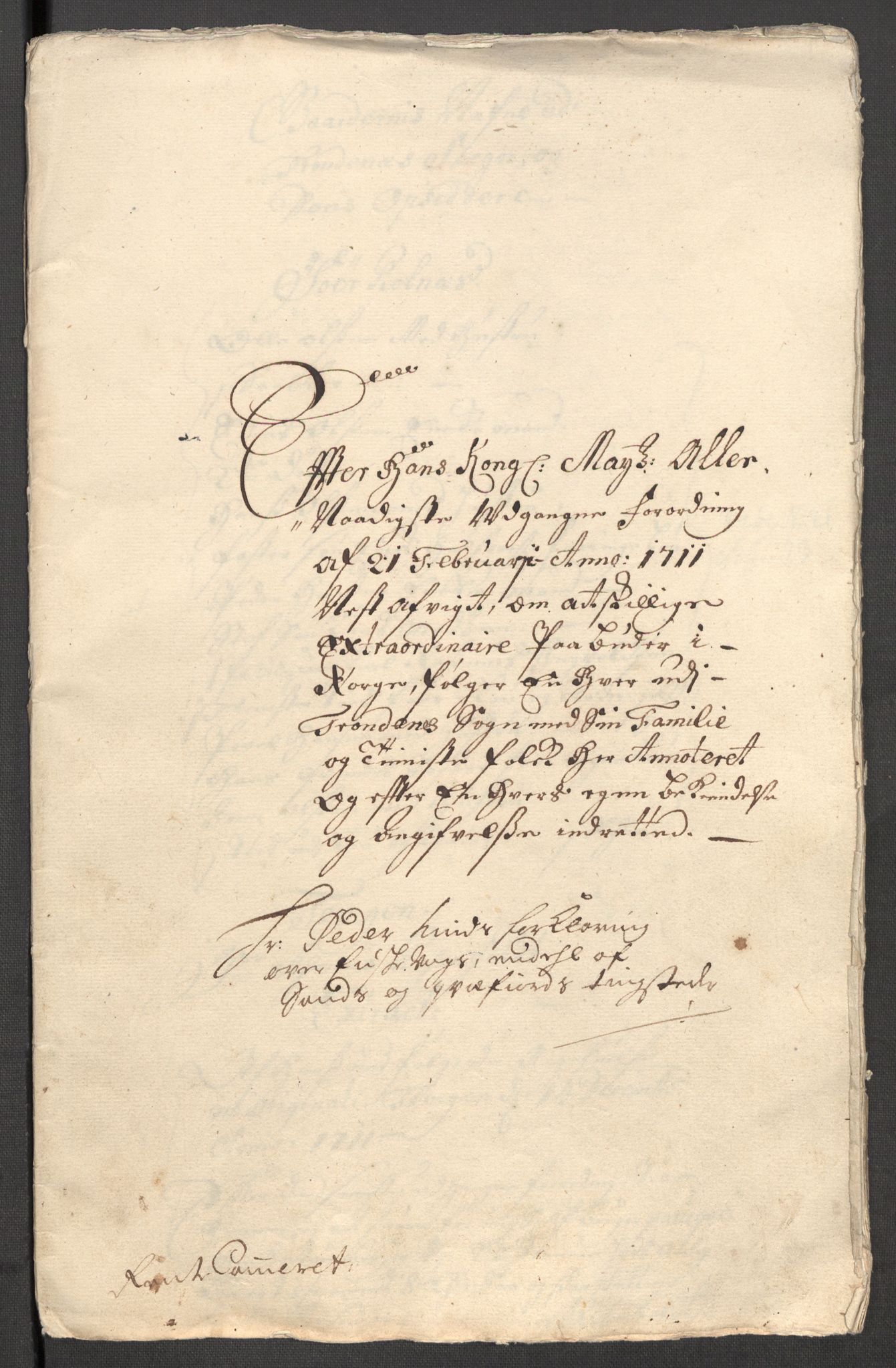 Rentekammeret inntil 1814, Reviderte regnskaper, Fogderegnskap, AV/RA-EA-4092/R68/L4758: Fogderegnskap Senja og Troms, 1711-1712, p. 217