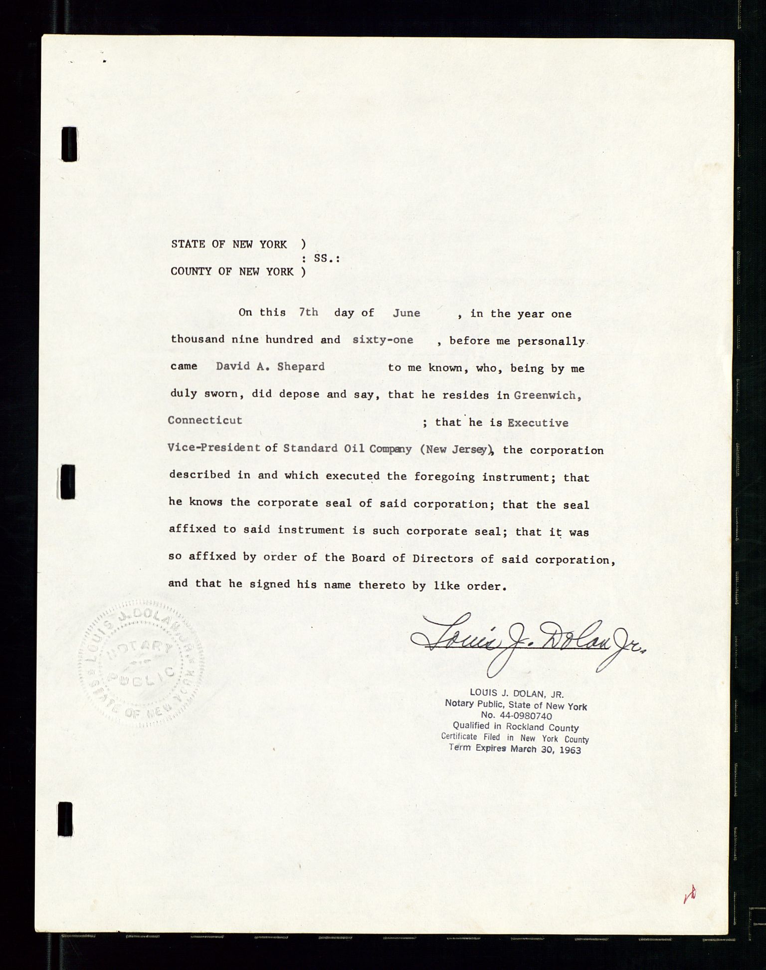 PA 1537 - A/S Essoraffineriet Norge, AV/SAST-A-101957/A/Aa/L0001/0002: Styremøter / Shareholder meetings, board meetings, by laws (vedtekter), 1957-1960, p. 13