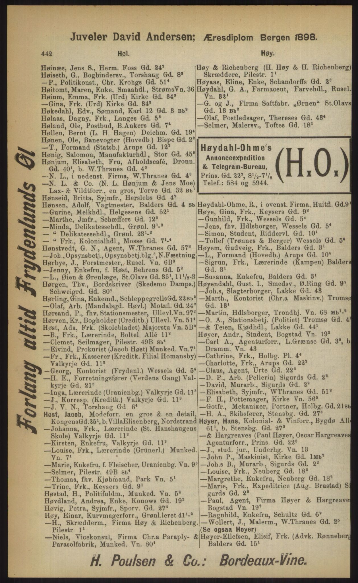 Kristiania/Oslo adressebok, PUBL/-, 1903, p. 442