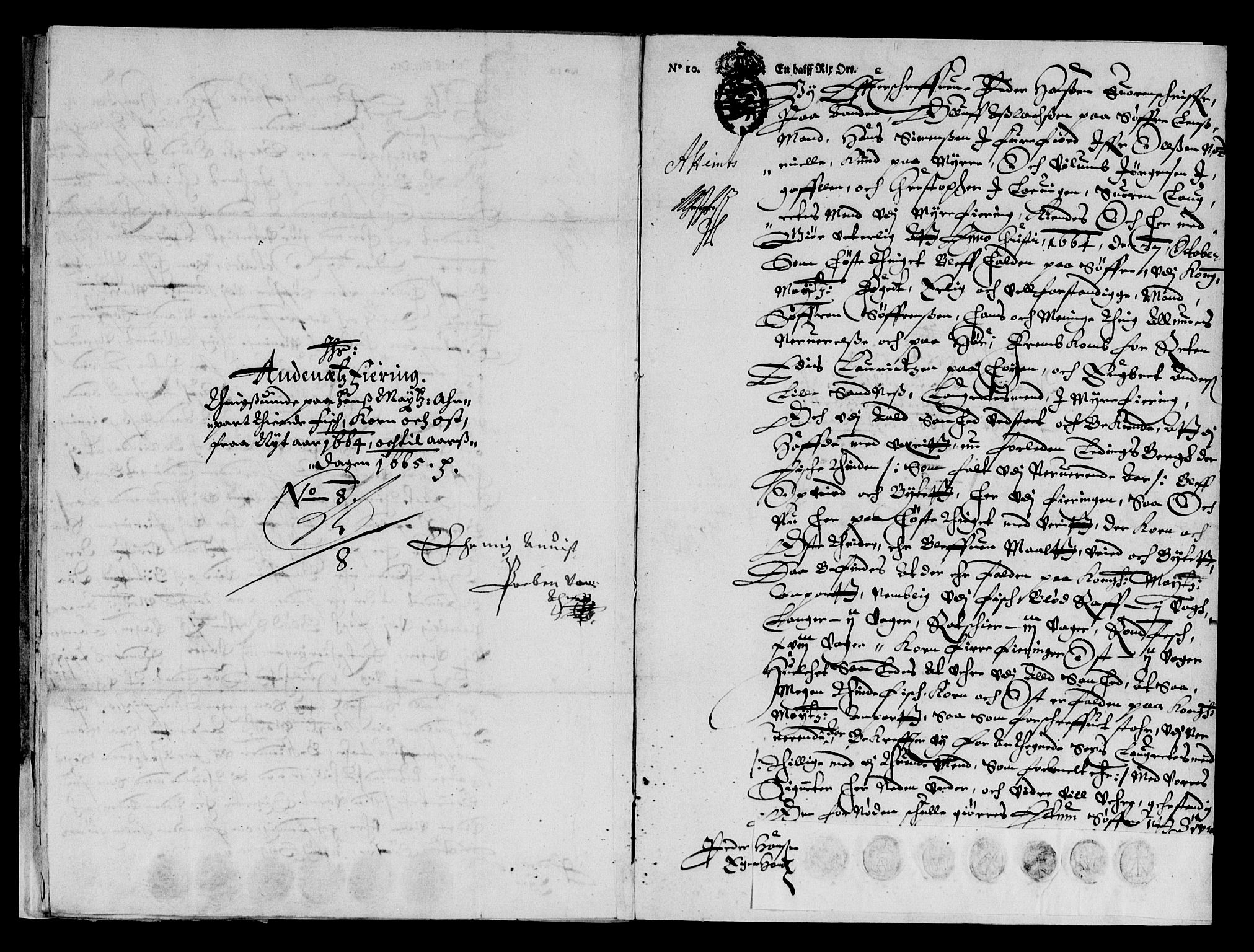 Rentekammeret inntil 1814, Reviderte regnskaper, Lensregnskaper, AV/RA-EA-5023/R/Rb/Rbz/L0040: Nordlandenes len, 1663-1665