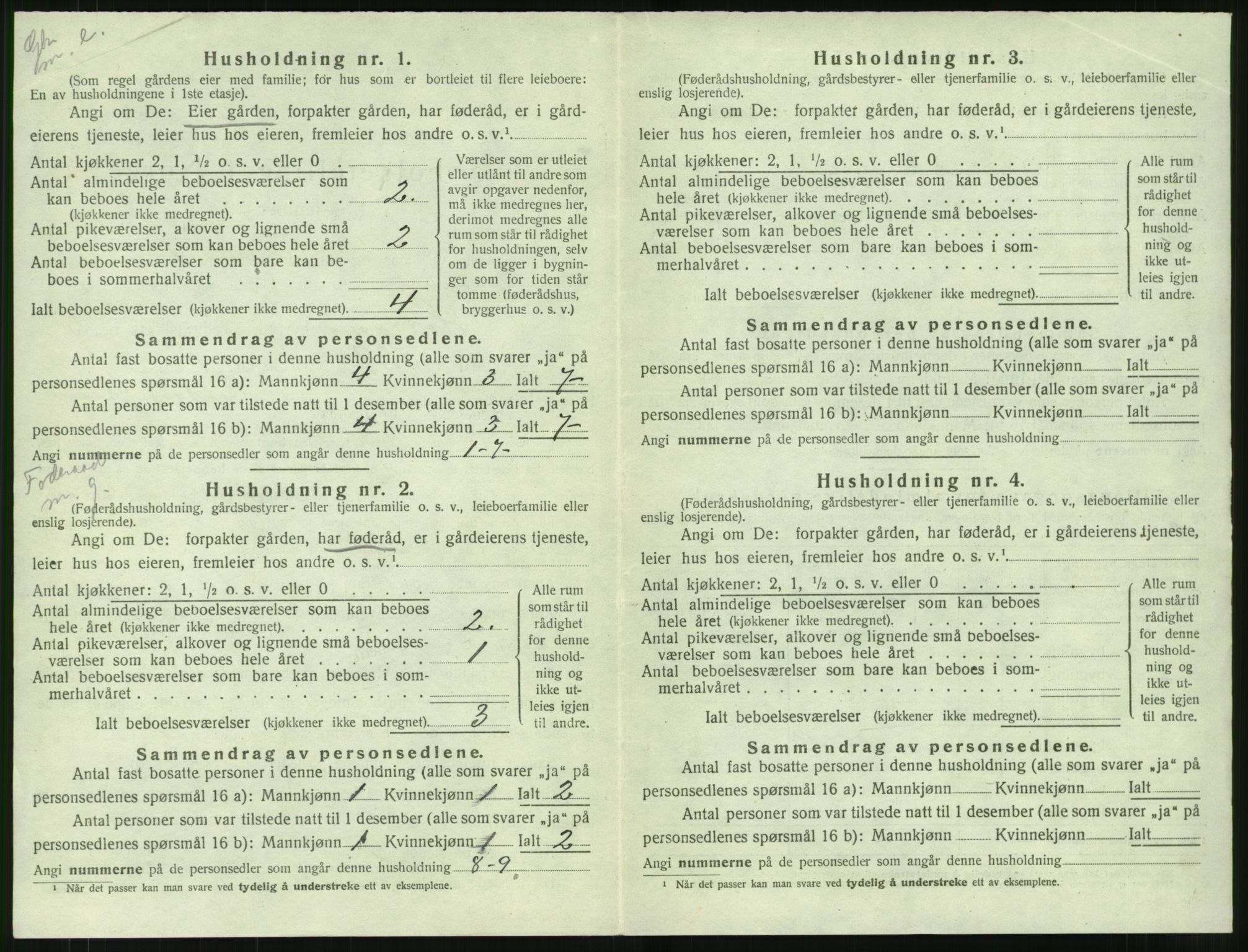 SAT, 1920 census for Haram, 1920, p. 294