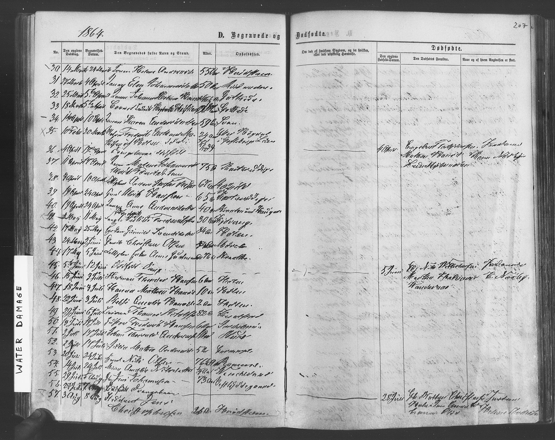 Vestby prestekontor Kirkebøker, SAO/A-10893/F/Fa/L0008: Parish register (official) no. I 8, 1863-1877, p. 207