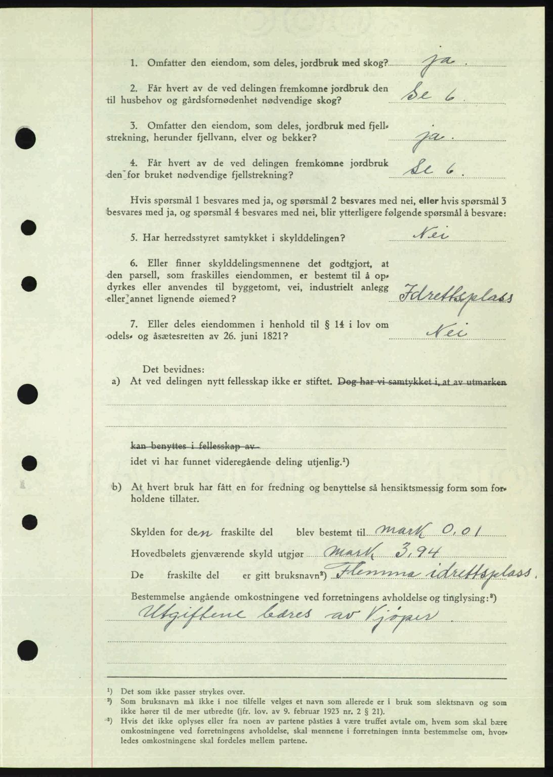 Nordmøre sorenskriveri, AV/SAT-A-4132/1/2/2Ca: Mortgage book no. A103, 1946-1947, Diary no: : 2556/1946