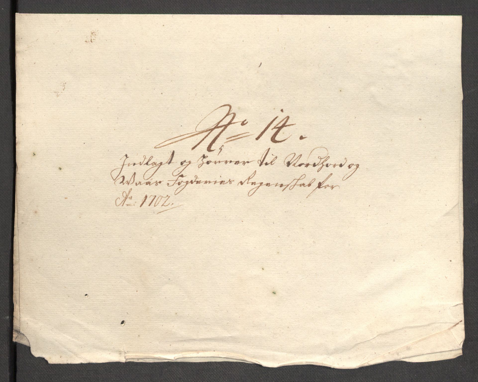 Rentekammeret inntil 1814, Reviderte regnskaper, Fogderegnskap, RA/EA-4092/R51/L3186: Fogderegnskap Nordhordland og Voss, 1702-1703, p. 149