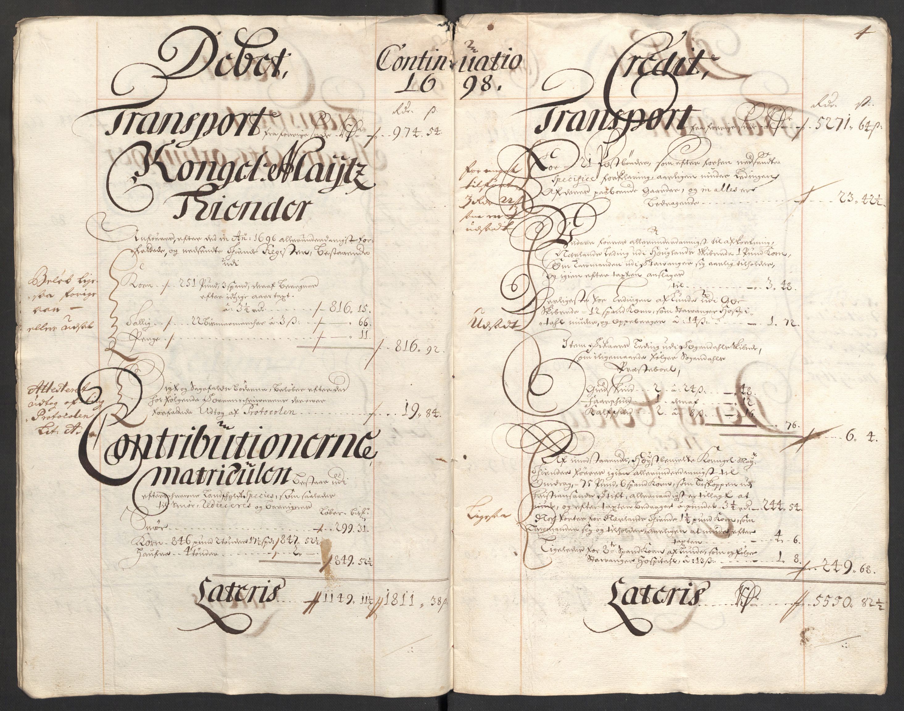 Rentekammeret inntil 1814, Reviderte regnskaper, Fogderegnskap, RA/EA-4092/R46/L2729: Fogderegnskap Jæren og Dalane, 1697-1698, p. 115