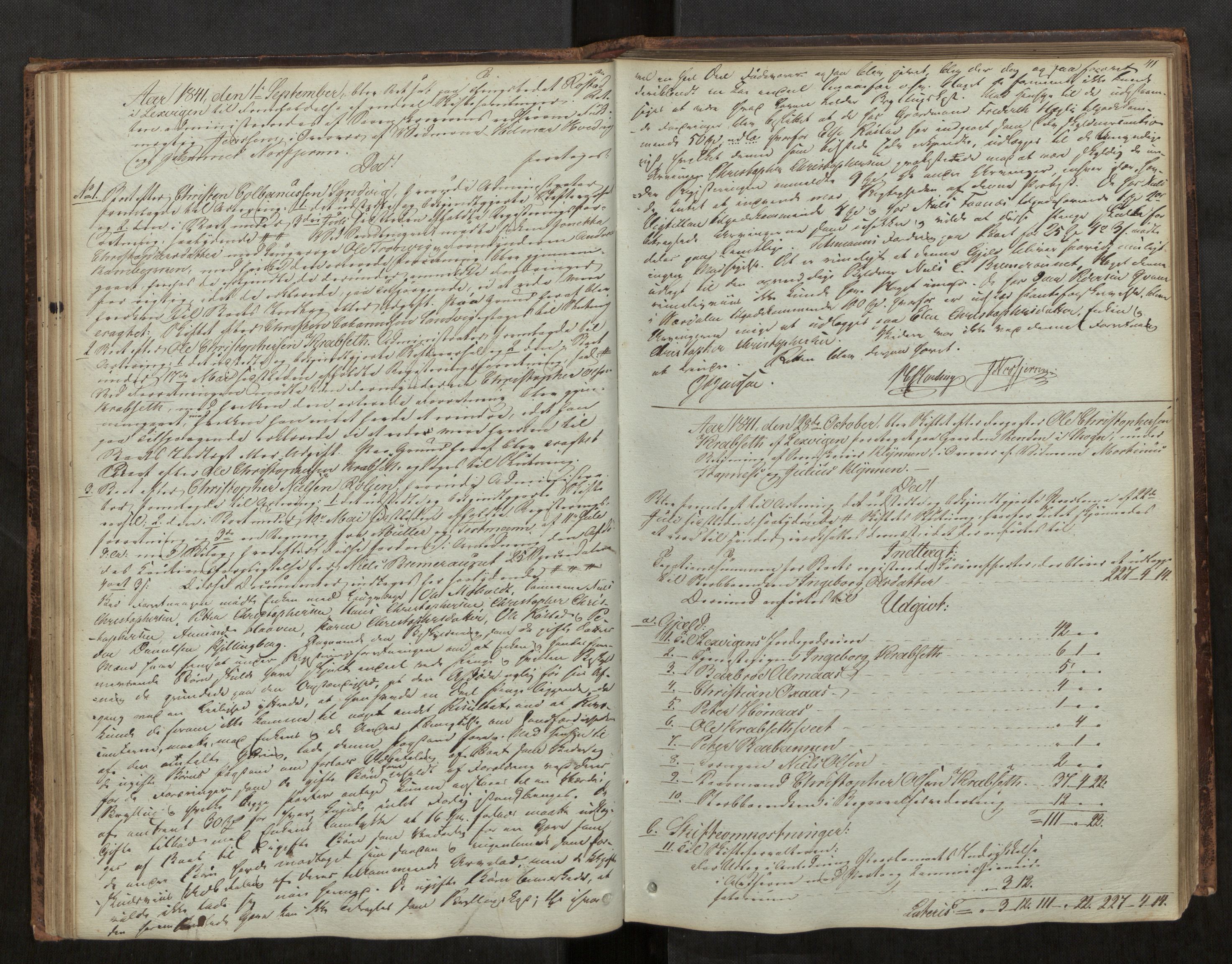 Stjør- og Verdal sorenskriveri, AV/SAT-A-4167/1/3/3A/L0033: Skifteprotokoll 28, 1836-1853, p. 41