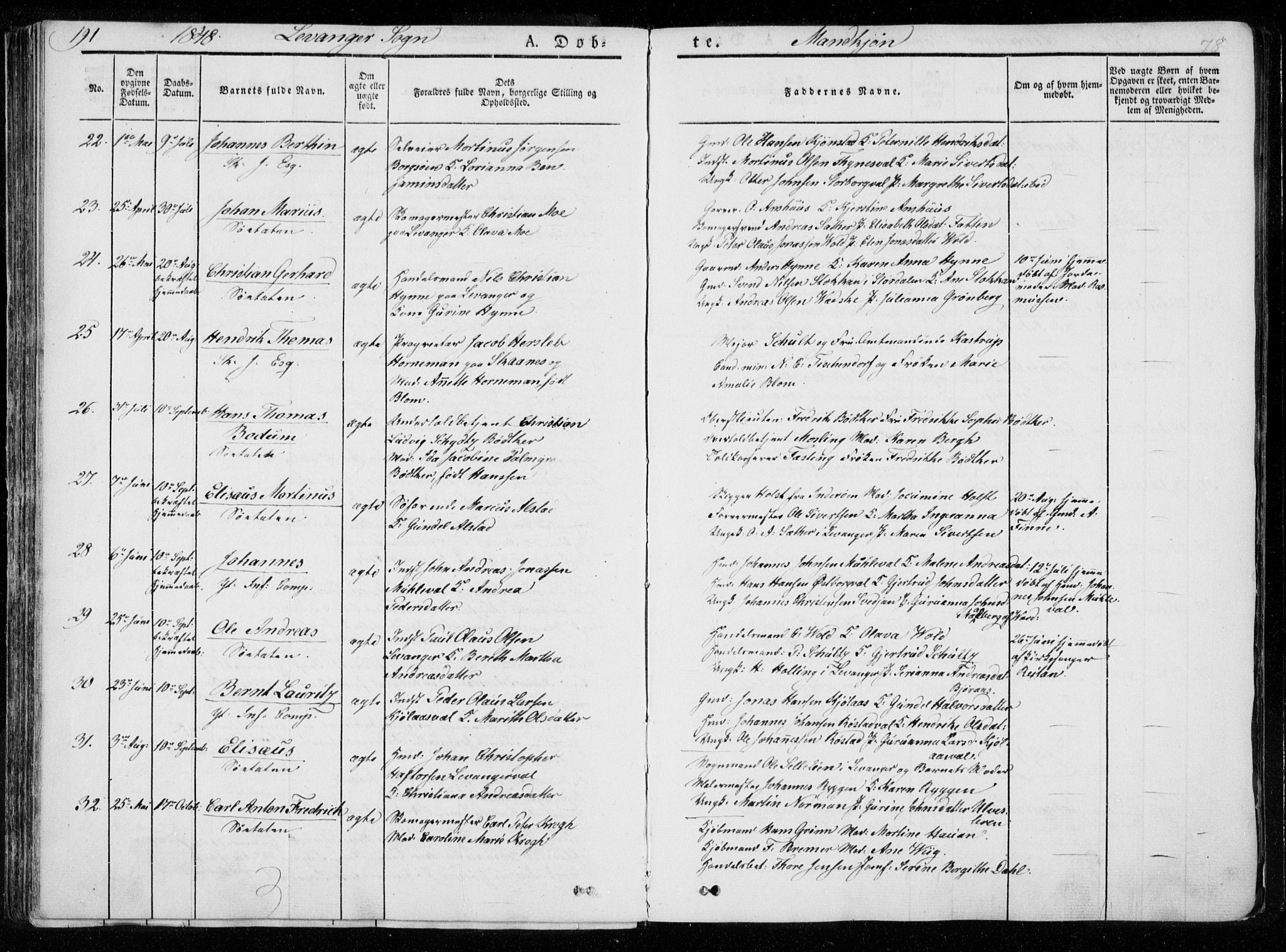 Ministerialprotokoller, klokkerbøker og fødselsregistre - Nord-Trøndelag, AV/SAT-A-1458/720/L0183: Parish register (official) no. 720A01, 1836-1855, p. 78