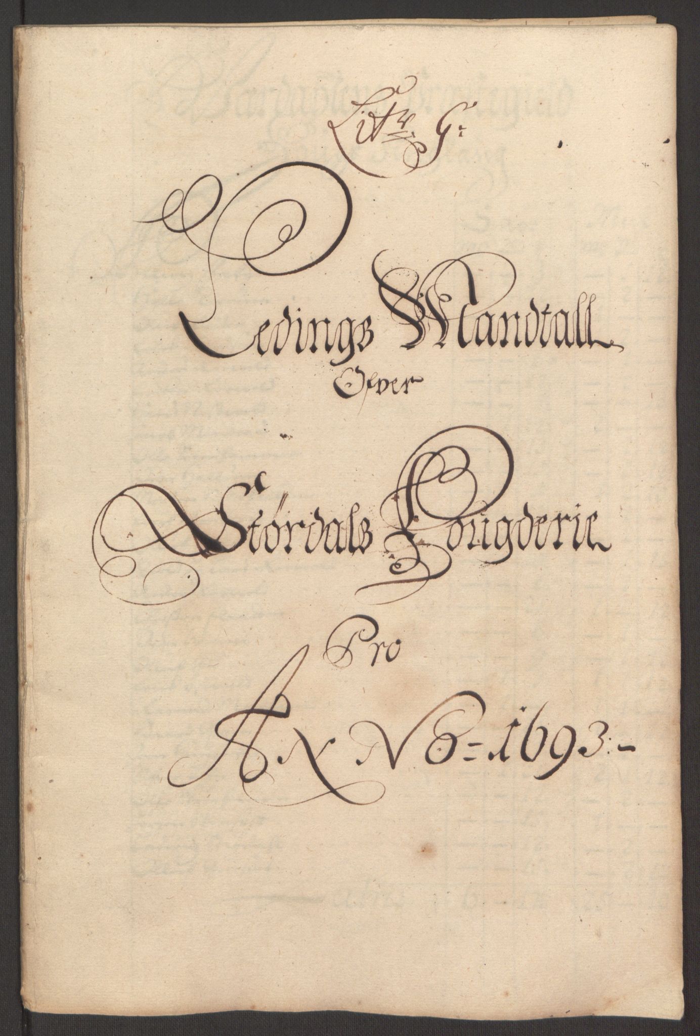 Rentekammeret inntil 1814, Reviderte regnskaper, Fogderegnskap, RA/EA-4092/R62/L4186: Fogderegnskap Stjørdal og Verdal, 1693-1694, p. 89
