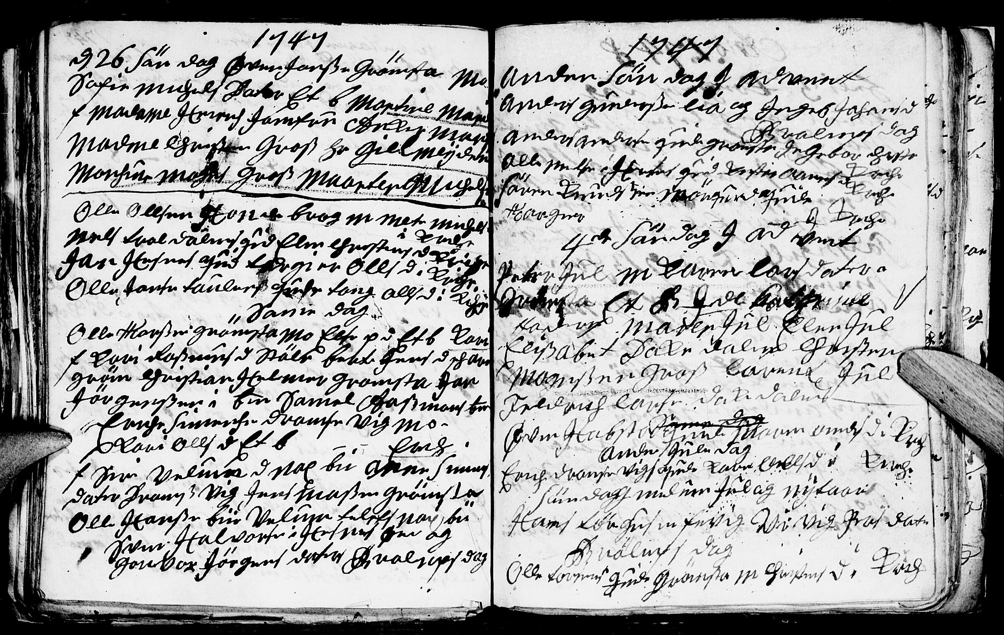 Fjære sokneprestkontor, AV/SAK-1111-0011/F/Fb/L0001: Parish register (copy) no. B 1, 1732-1750, p. 163