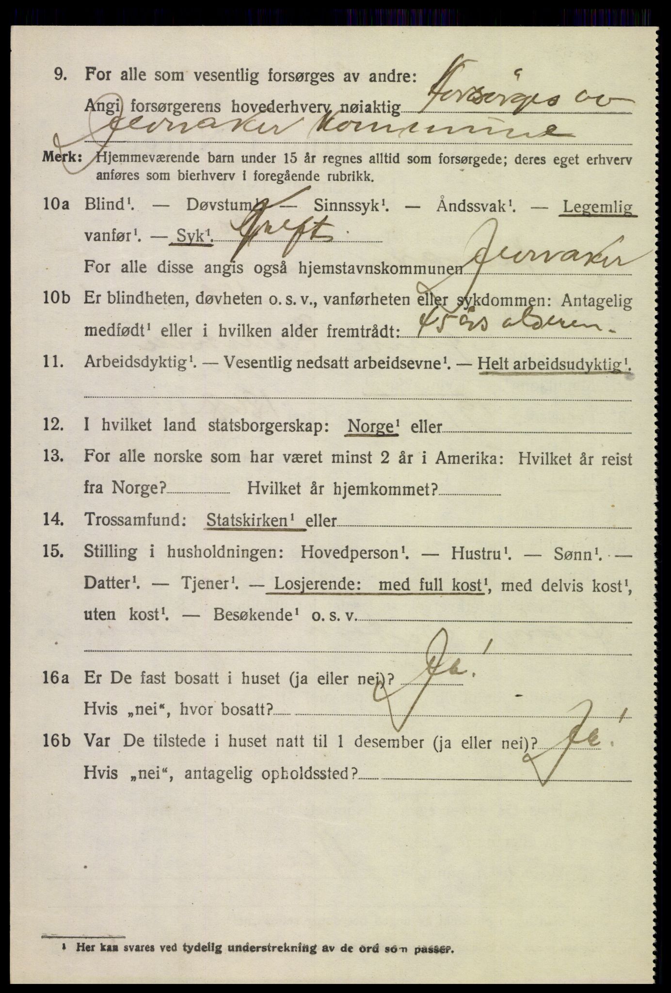 SAH, 1920 census for Jevnaker, 1920, p. 7830