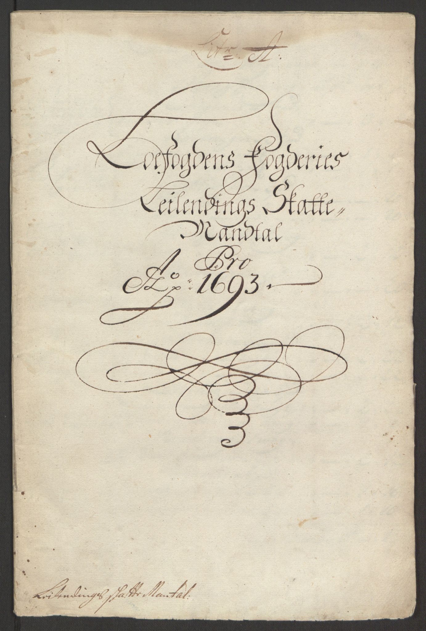 Rentekammeret inntil 1814, Reviderte regnskaper, Fogderegnskap, RA/EA-4092/R67/L4675: Fogderegnskap Vesterålen, Andenes og Lofoten, 1691-1693, p. 229