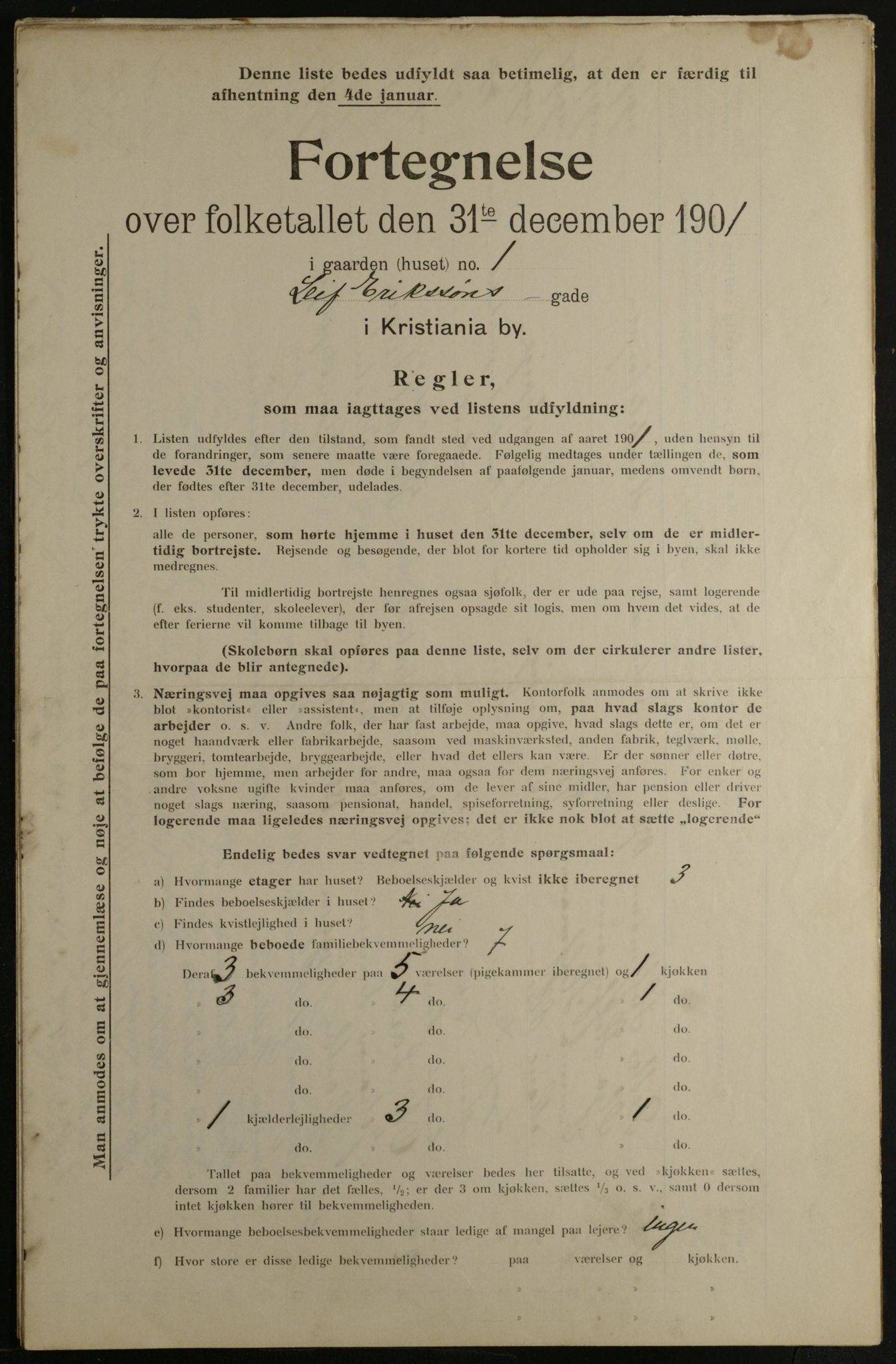 OBA, Municipal Census 1901 for Kristiania, 1901, p. 8871