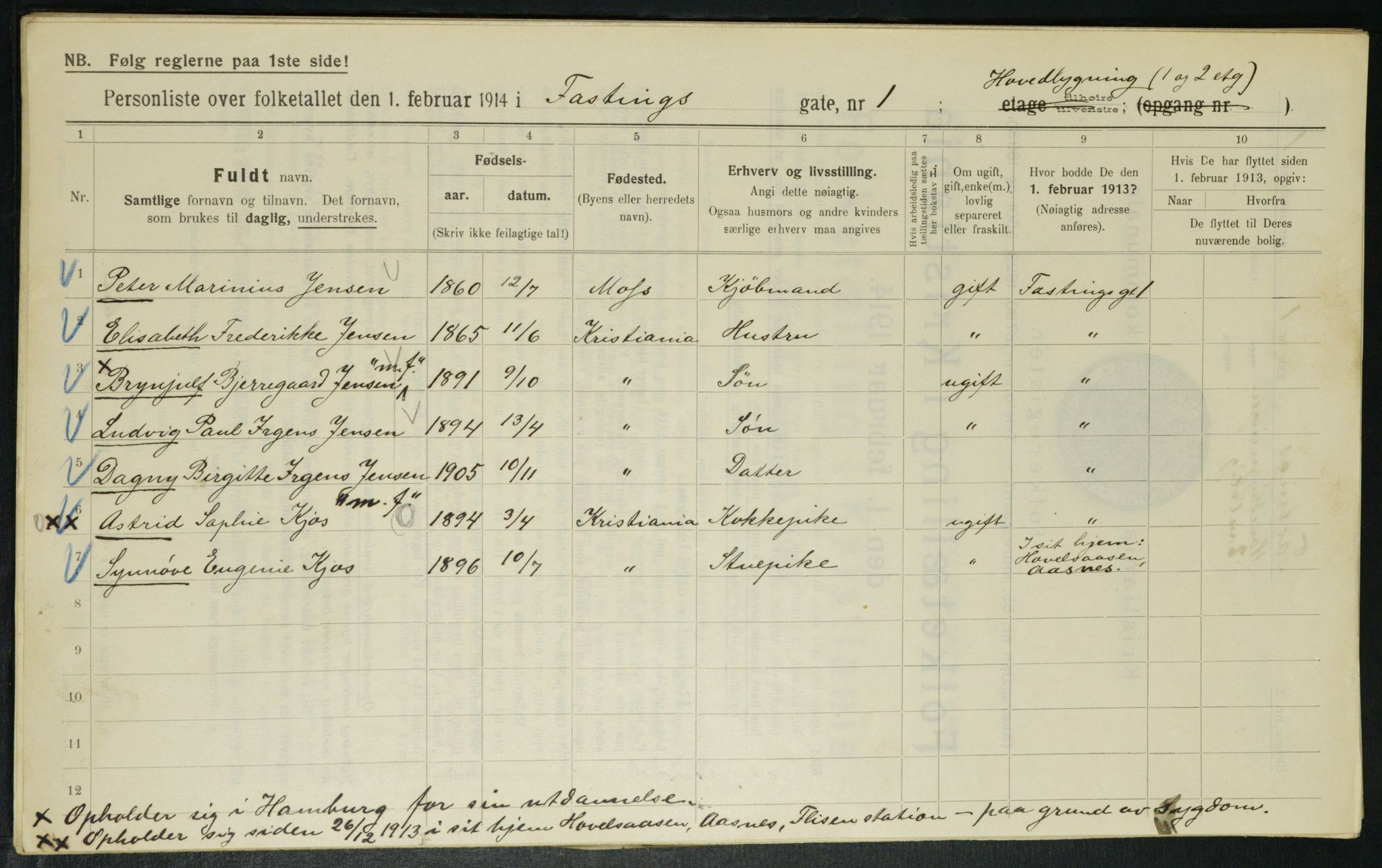 OBA, Municipal Census 1914 for Kristiania, 1914, p. 23781