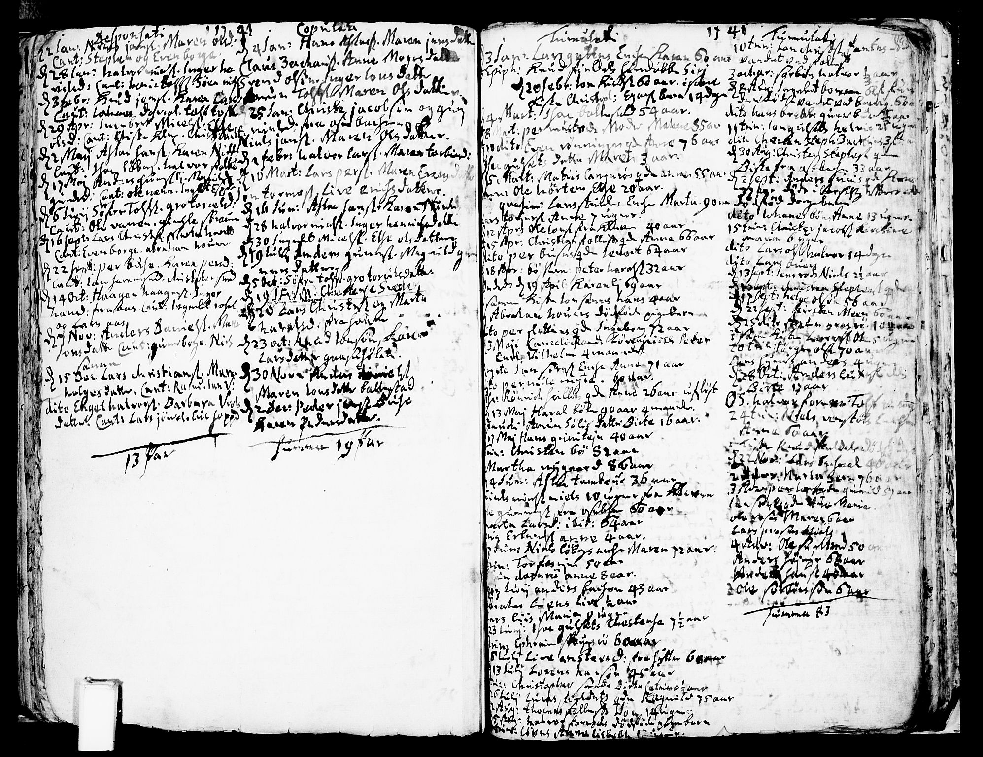 Gjerpen kirkebøker, SAKO/A-265/F/Fa/L0001: Parish register (official) no. I 1, 1681-1746