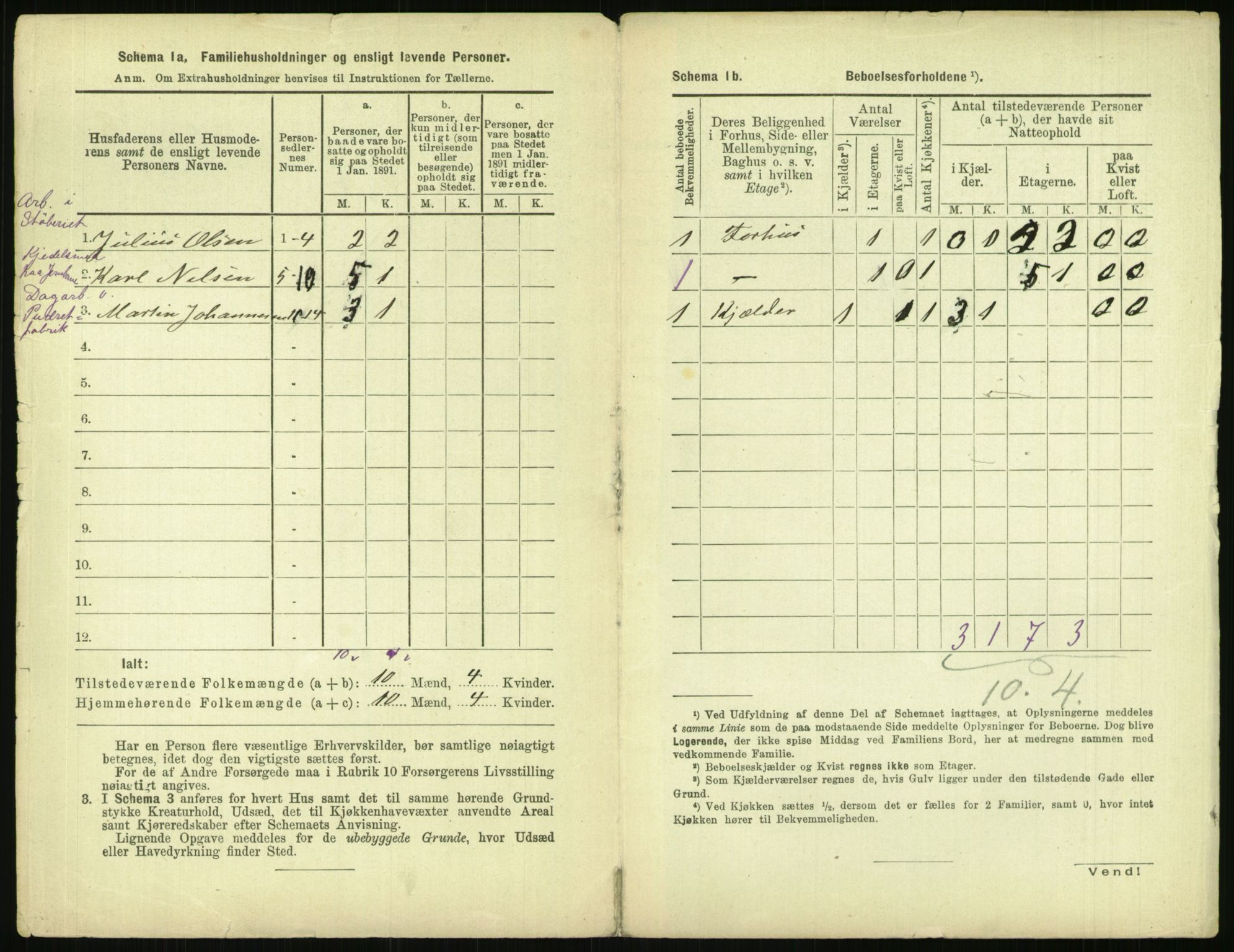 RA, 1891 census for 0301 Kristiania, 1891, p. 120879