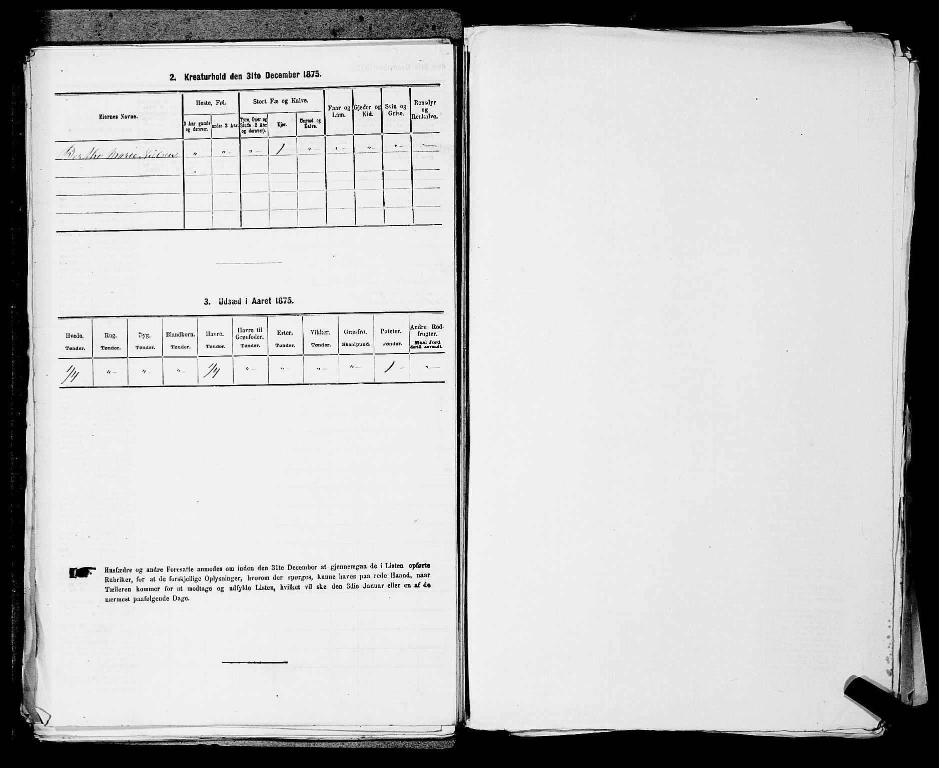 SAKO, 1875 census for 0727P Hedrum, 1875, p. 533