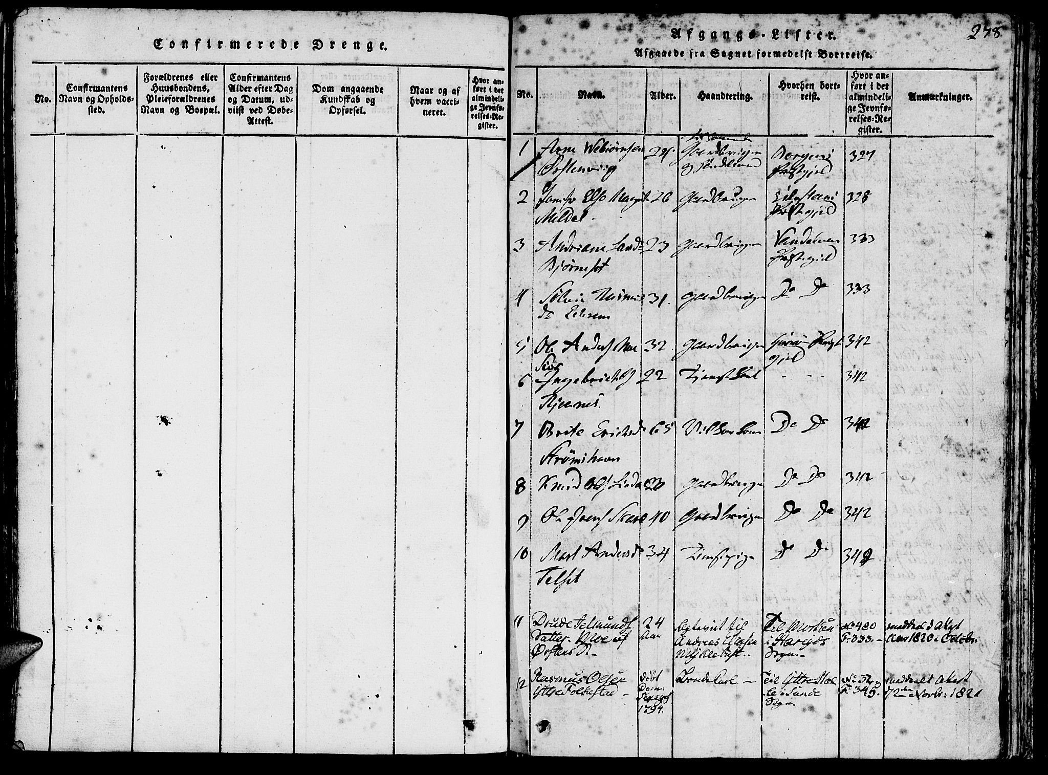Ministerialprotokoller, klokkerbøker og fødselsregistre - Møre og Romsdal, SAT/A-1454/511/L0138: Parish register (official) no. 511A05, 1817-1832, p. 278