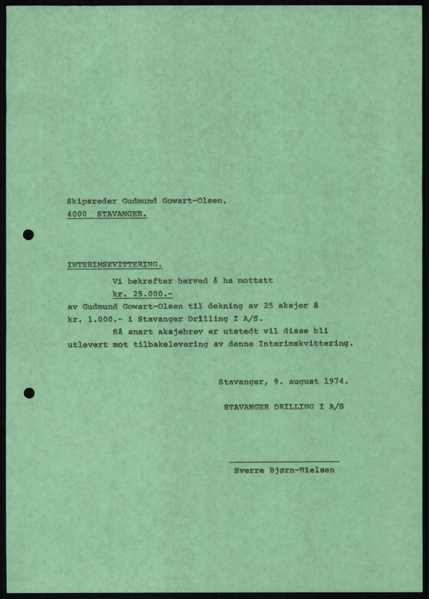 Pa 1503 - Stavanger Drilling AS, AV/SAST-A-101906/D/L0006: Korrespondanse og saksdokumenter, 1974-1984, p. 591
