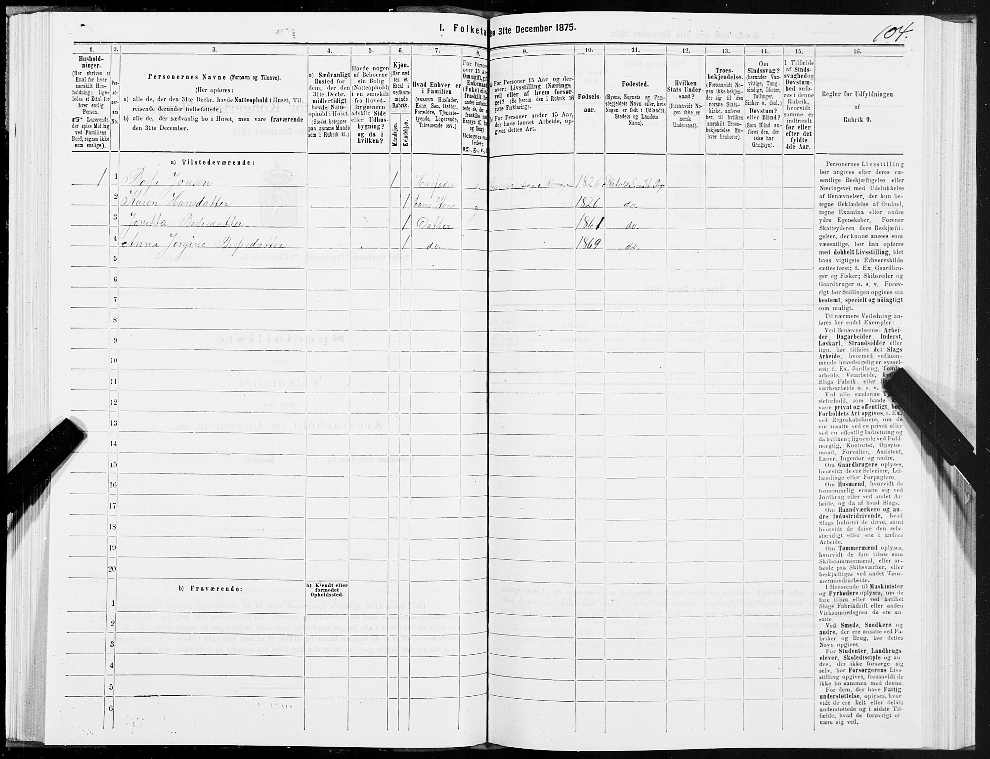 SAT, 1875 census for 1714P Nedre Stjørdal, 1875, p. 1104