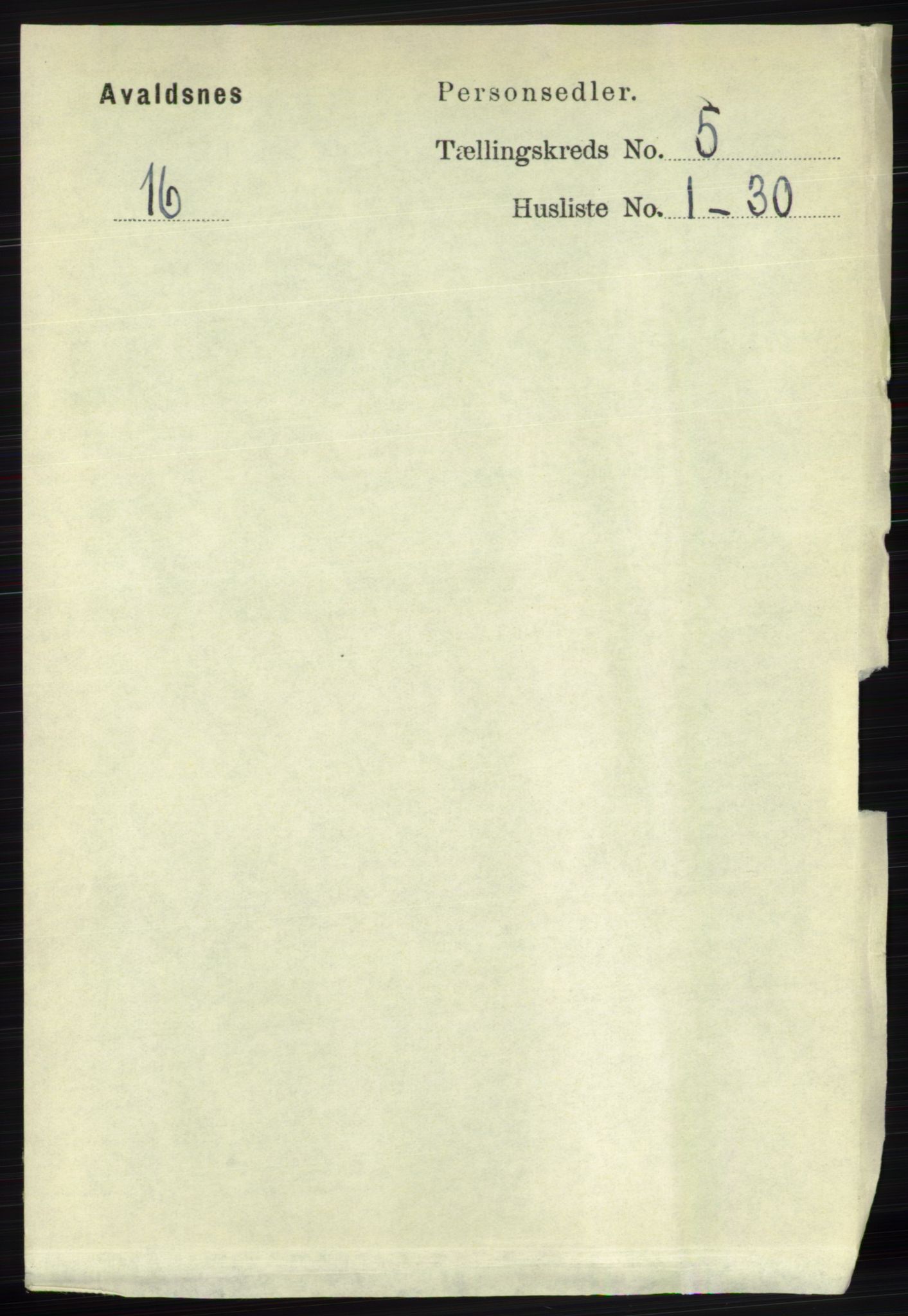 RA, 1891 census for 1147 Avaldsnes, 1891, p. 3020