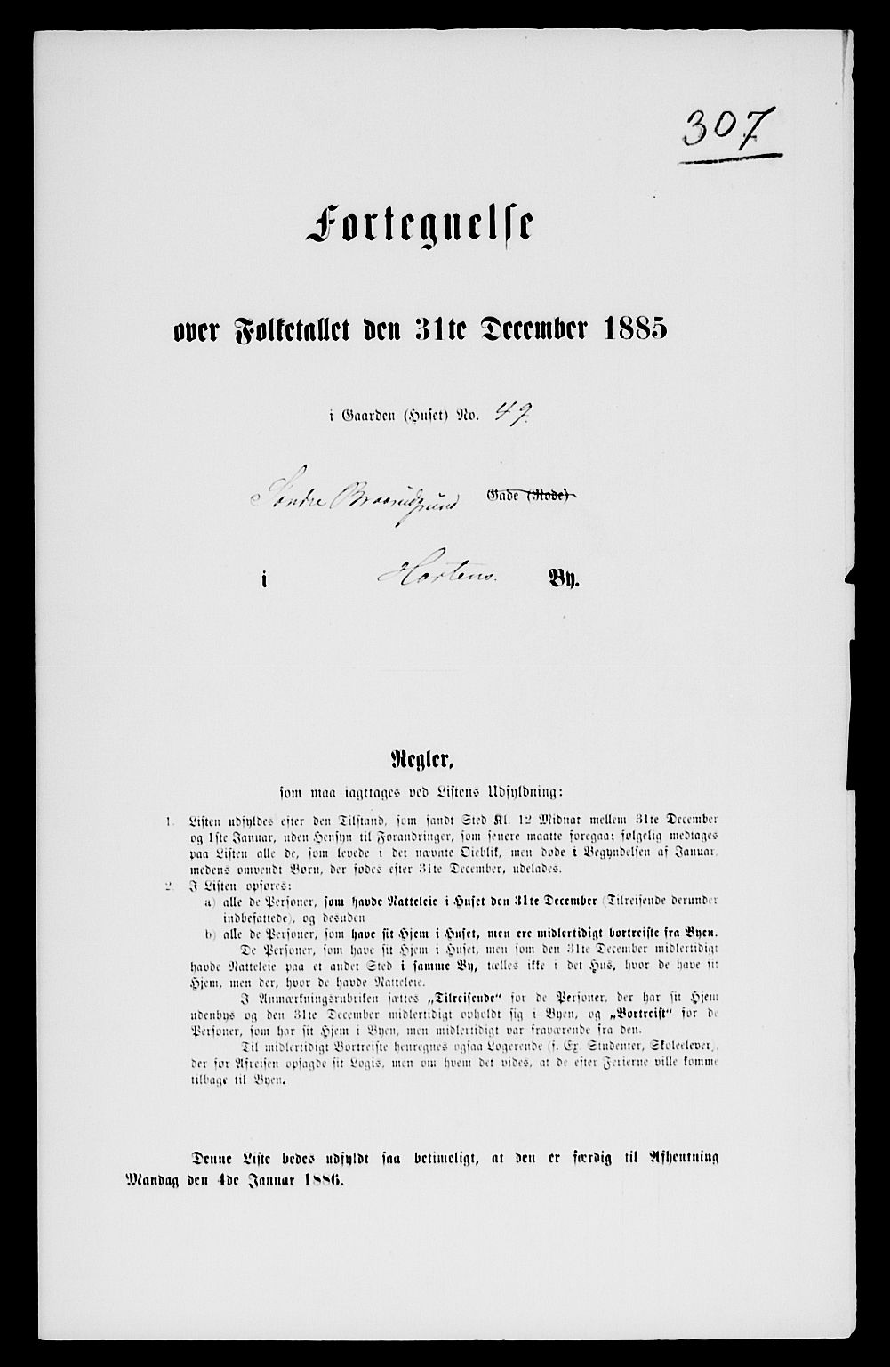 SAKO, 1885 census for 0703 Horten, 1885, p. 614