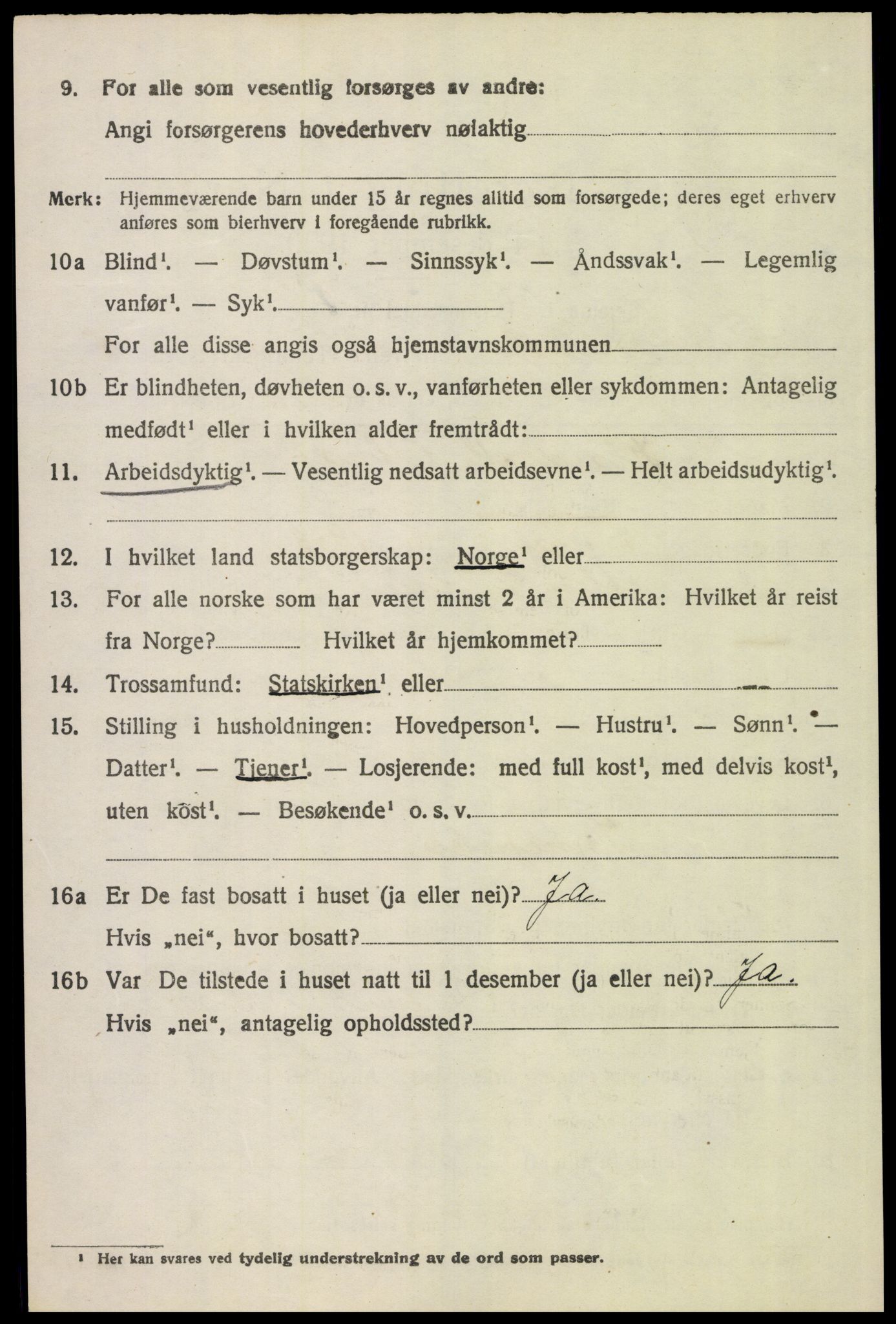 SAH, 1920 census for Øvre Rendal, 1920, p. 2146