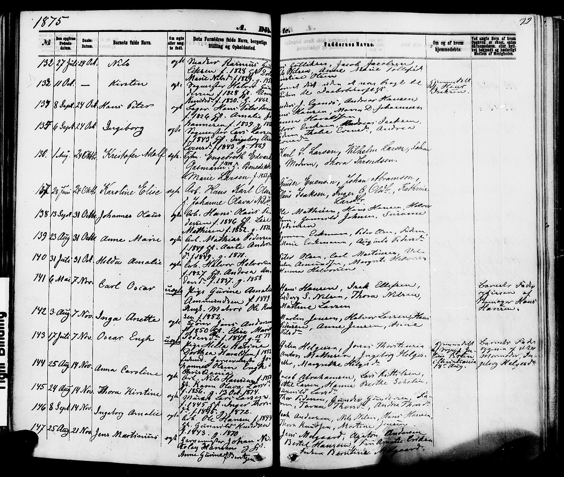 Skien kirkebøker, SAKO/A-302/F/Fa/L0008: Parish register (official) no. 8, 1866-1877, p. 92