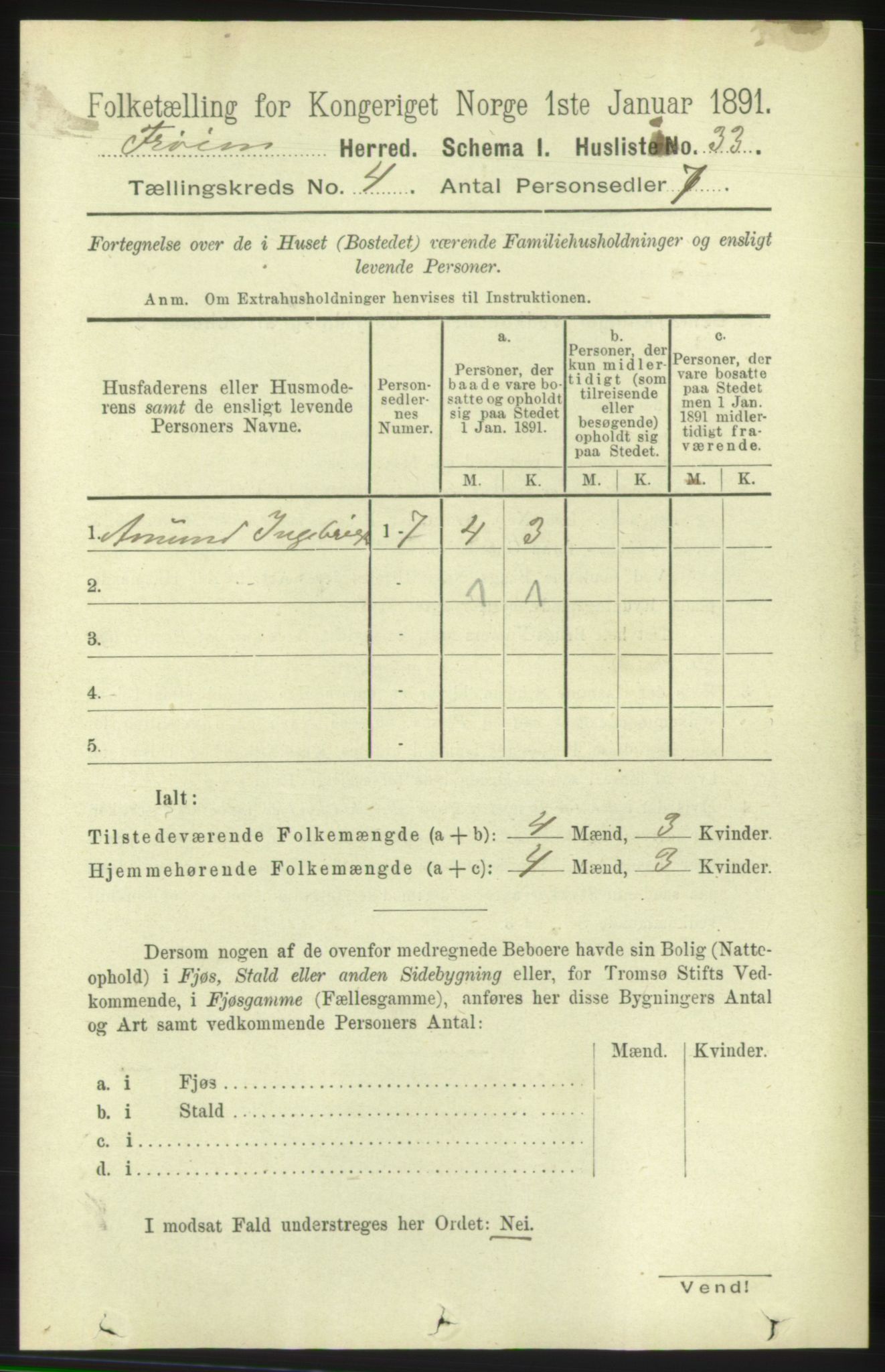 RA, 1891 census for 1619 Frøya, 1891, p. 2906