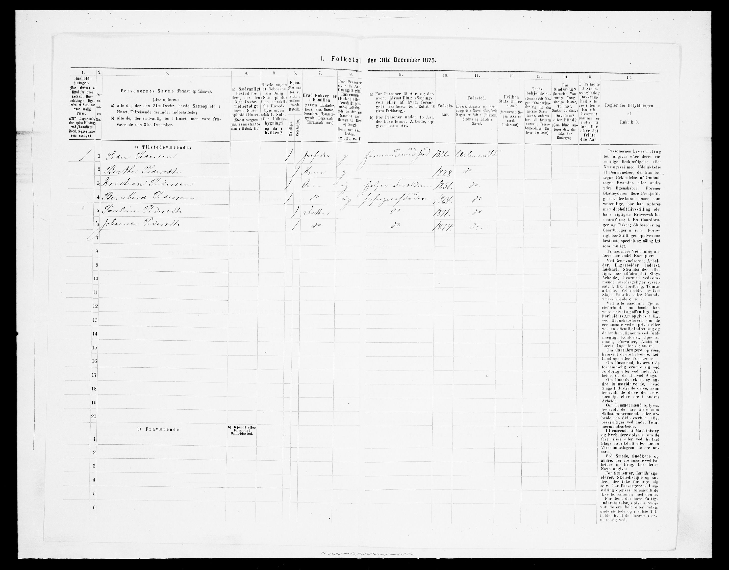 SAH, 1875 census for 0524L Fåberg/Fåberg og Lillehammer, 1875, p. 1793