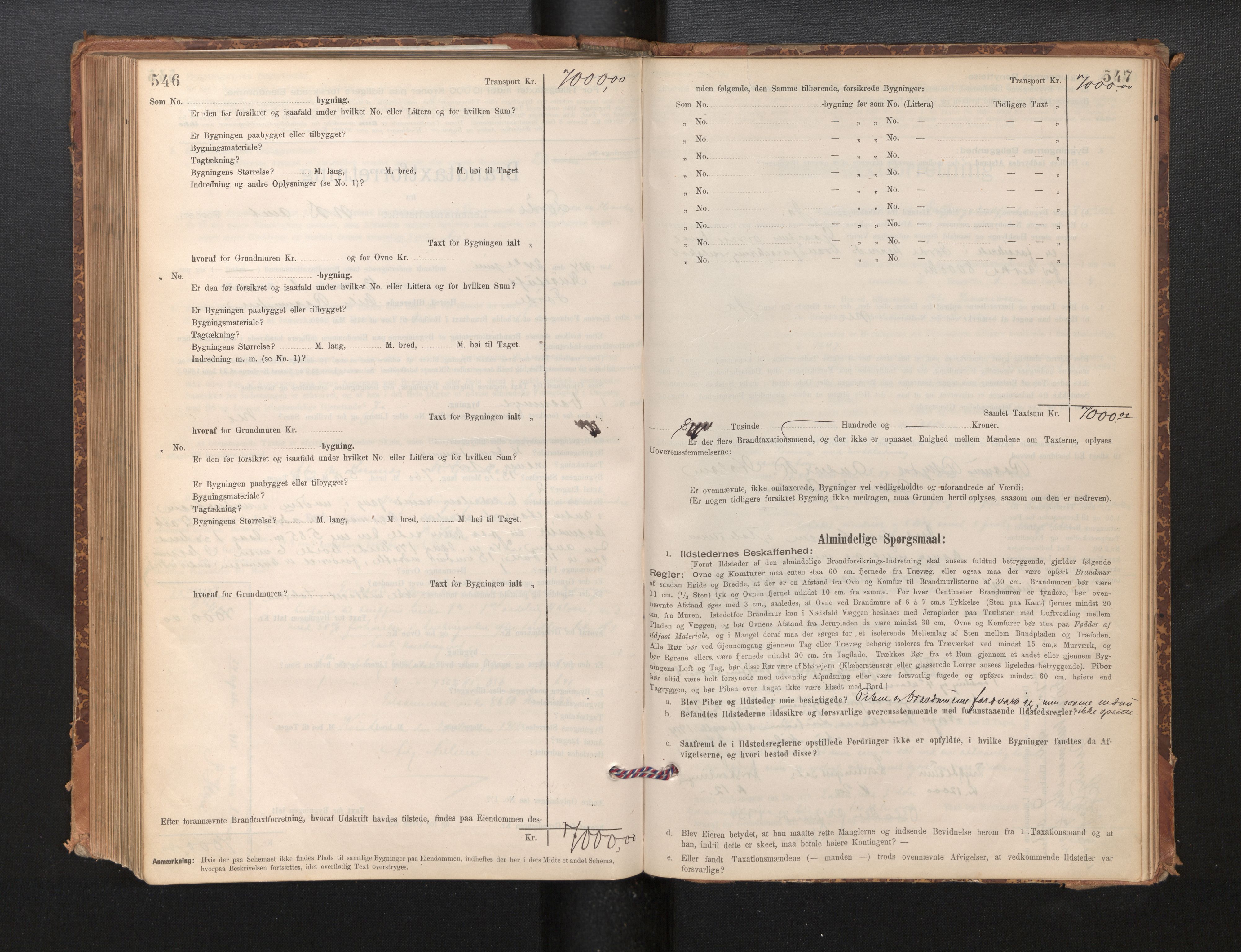 Lensmannen i Førde, SAB/A-27401/0012/L0008: Branntakstprotokoll, skjematakst, 1895-1922, p. 546-547