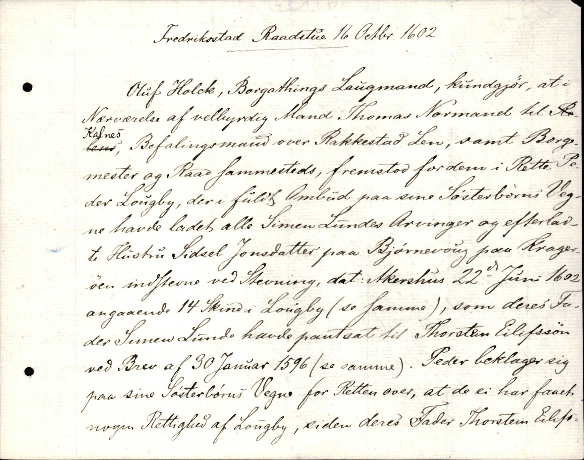 Riksarkivets diplomsamling, AV/RA-EA-5965/F35/F35d/L0002: Innlånte diplomer, seddelregister, 1592-1620, p. 363