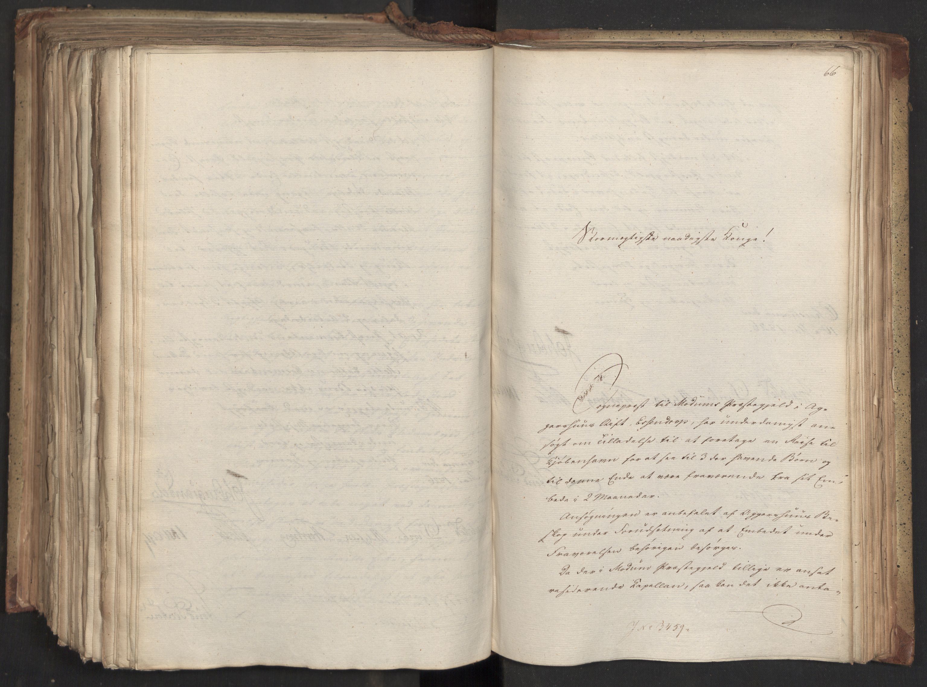 Statsrådsavdelingen i Stockholm, AV/RA-S-1003/D/Da/L0046: Regjeringsinnstillinger nr. 3308-3500, 1826, p. 424