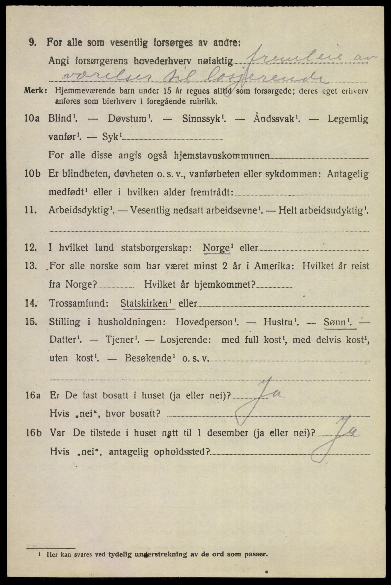 SAKO, 1920 census for Norderhov, 1920, p. 10616