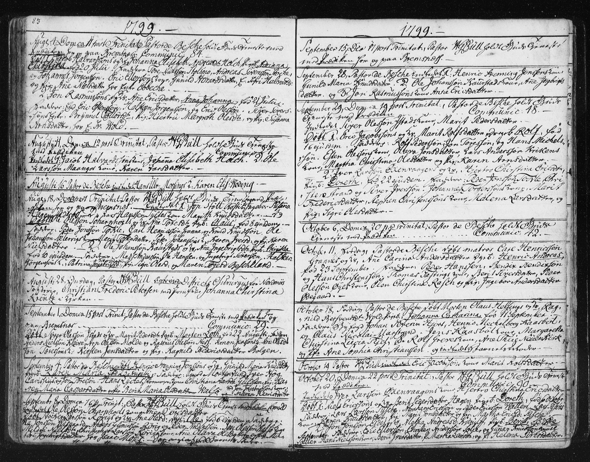 Ministerialprotokoller, klokkerbøker og fødselsregistre - Møre og Romsdal, SAT/A-1454/572/L0841: Parish register (official) no. 572A04, 1784-1819, p. 83