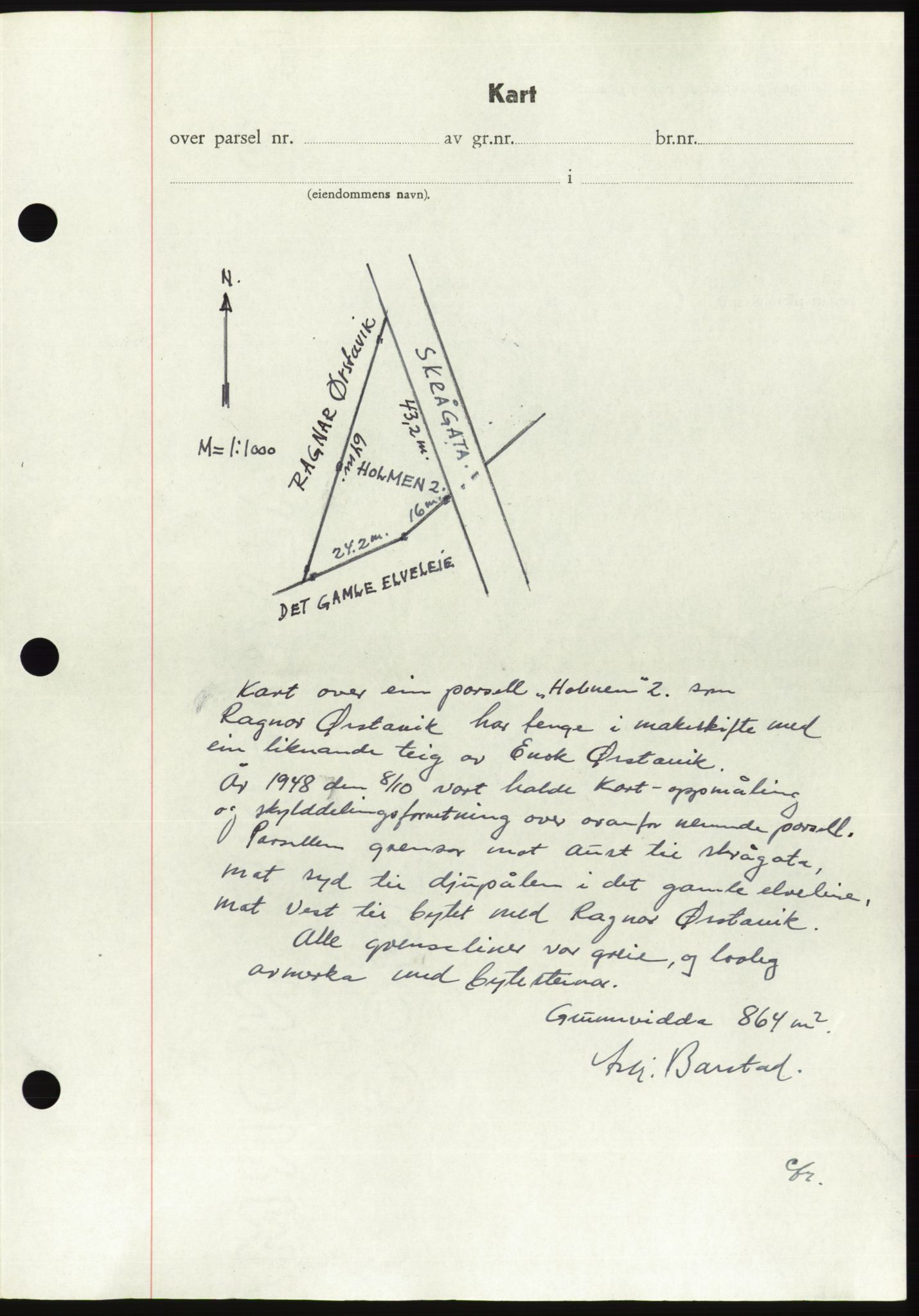 Søre Sunnmøre sorenskriveri, AV/SAT-A-4122/1/2/2C/L0083: Mortgage book no. 9A, 1948-1949, Diary no: : 1748/1948