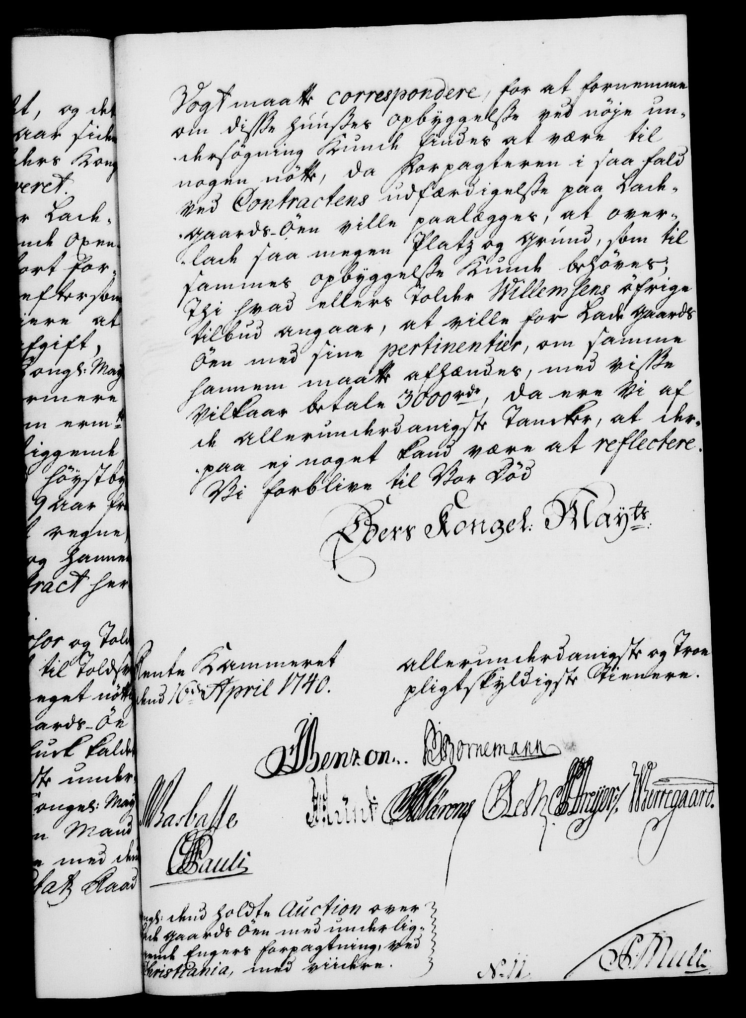 Rentekammeret, Kammerkanselliet, AV/RA-EA-3111/G/Gf/Gfa/L0023: Norsk relasjons- og resolusjonsprotokoll (merket RK 52.23), 1740, p. 326