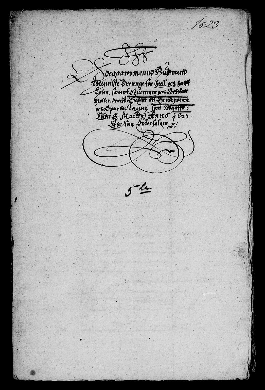 Rentekammeret inntil 1814, Reviderte regnskaper, Lensregnskaper, AV/RA-EA-5023/R/Rb/Rbw/L0025: Trondheim len, 1623-1624