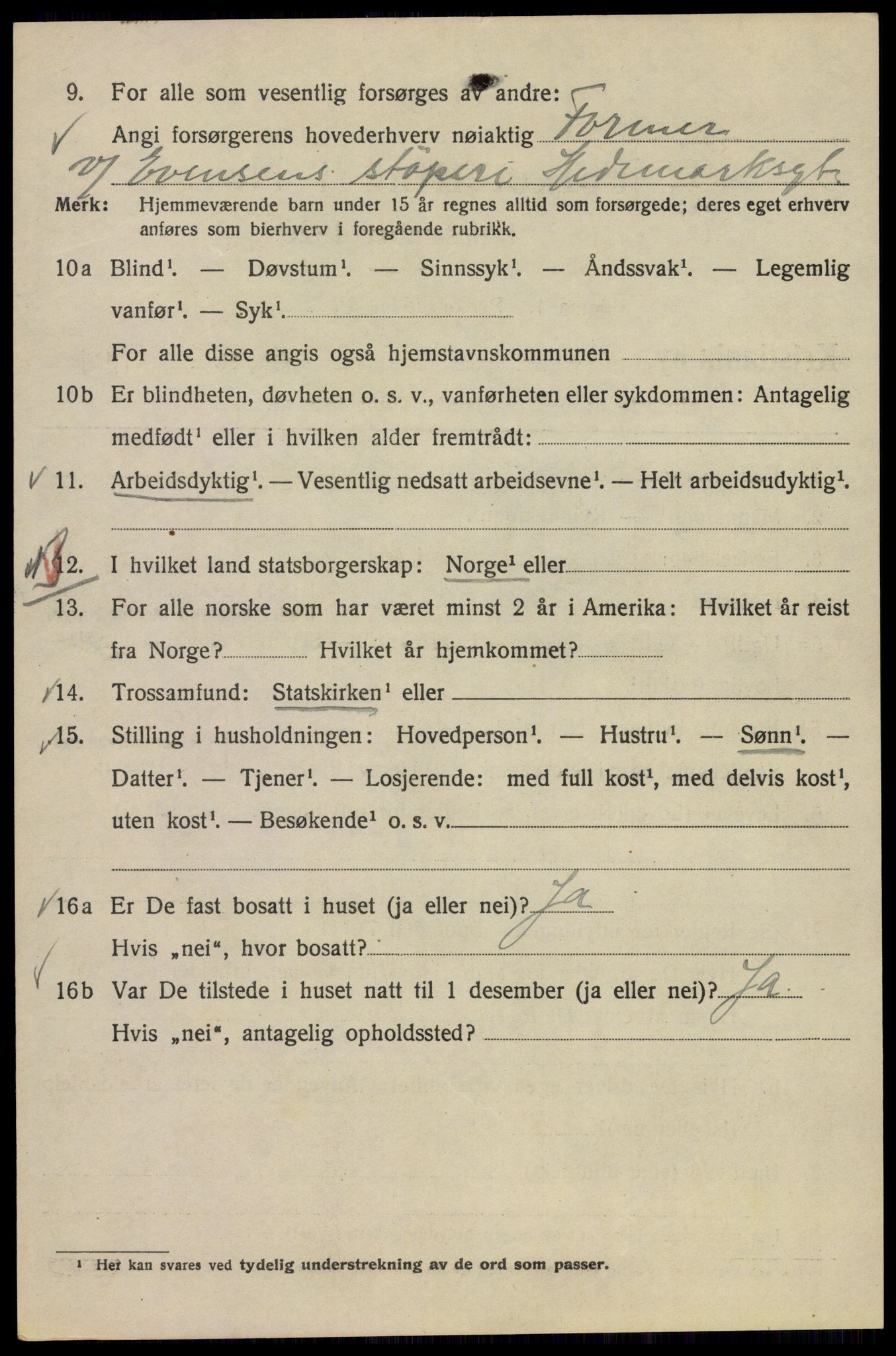 SAO, 1920 census for Kristiania, 1920, p. 351238