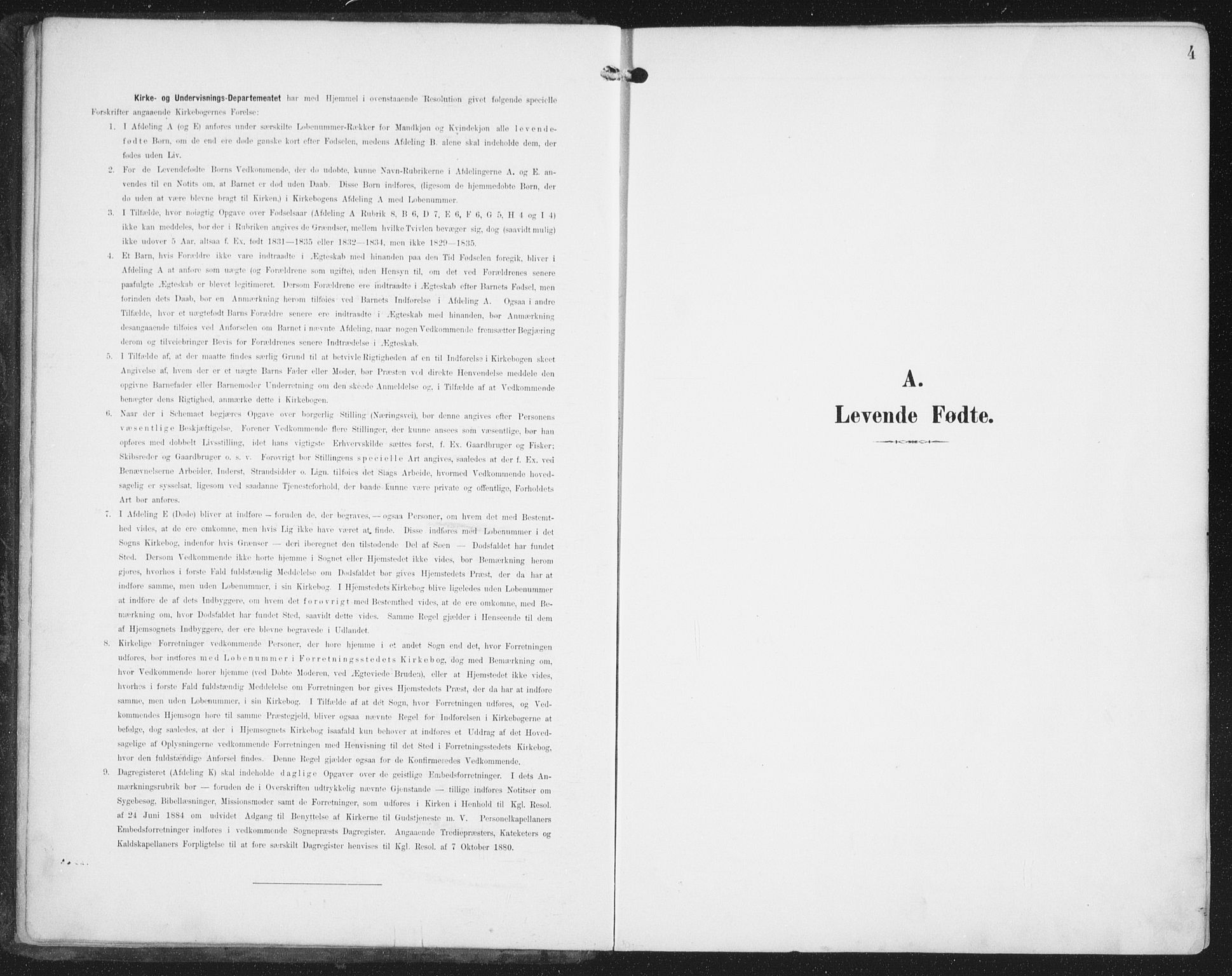 Ministerialprotokoller, klokkerbøker og fødselsregistre - Nordland, SAT/A-1459/876/L1098: Parish register (official) no. 876A04, 1896-1915, p. 4