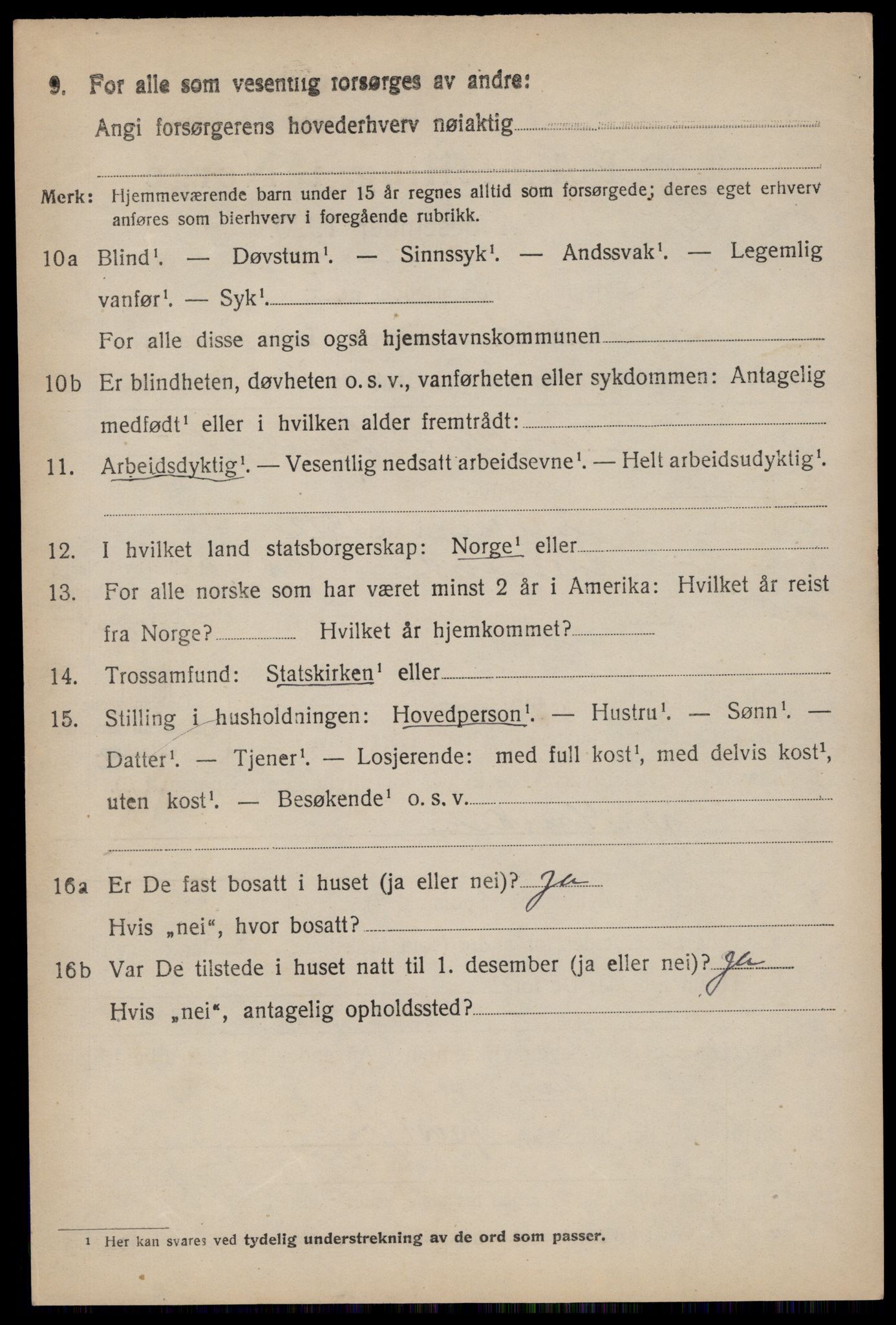 SAKO, 1920 census for Rauland, 1920, p. 621