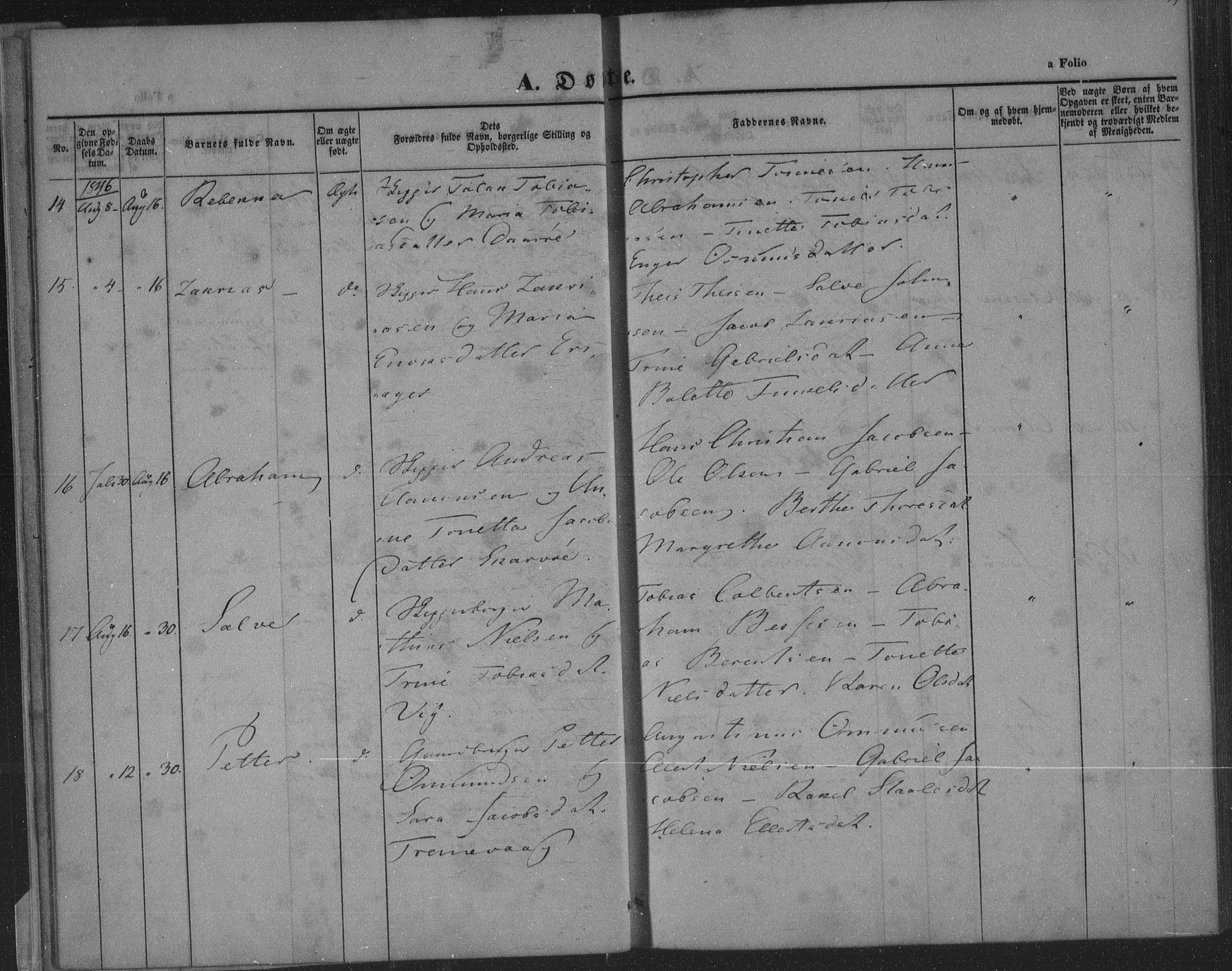 Herad sokneprestkontor, AV/SAK-1111-0018/F/Fa/Fab/L0003: Parish register (official) no. A 3, 1844-1853, p. 19