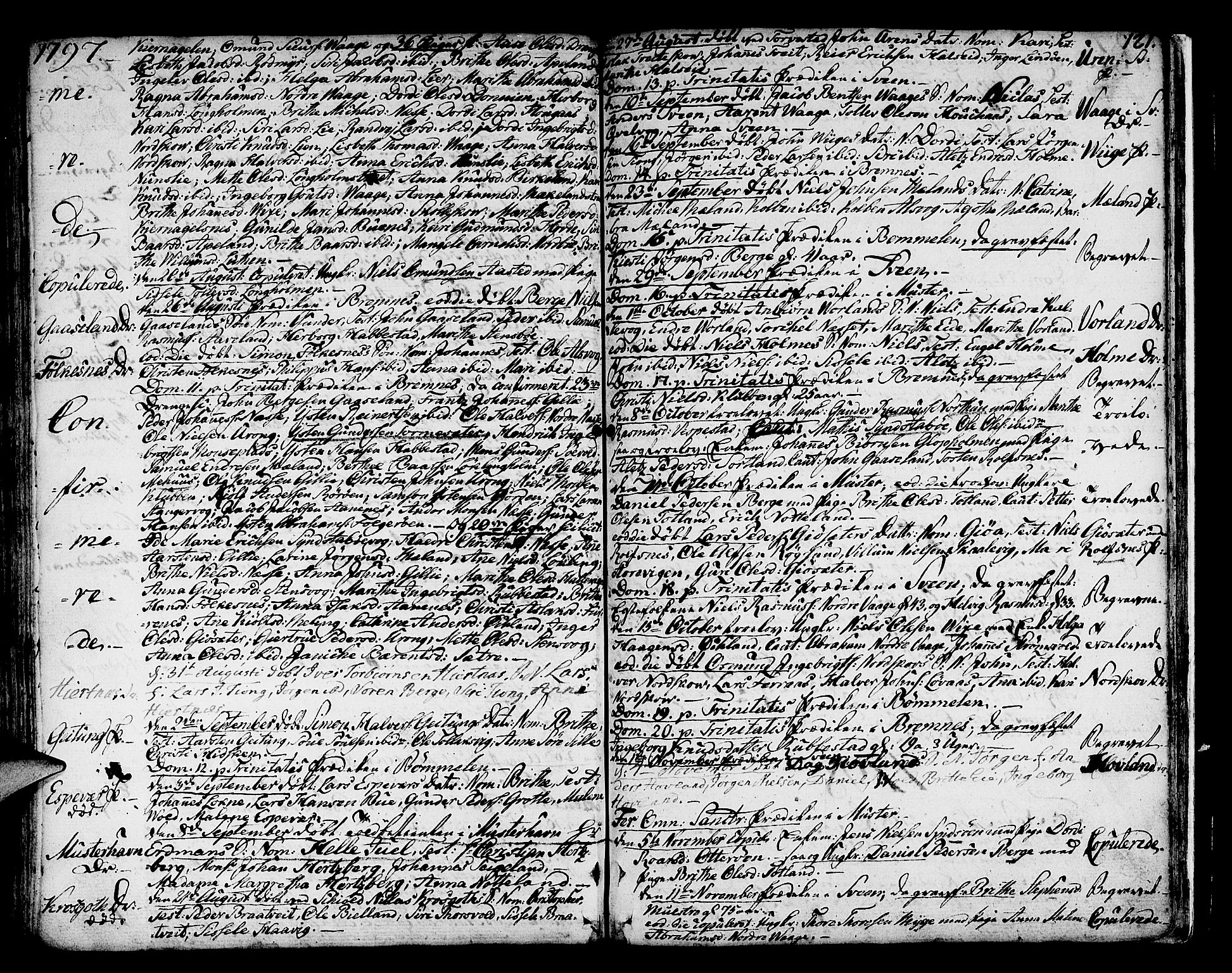 Finnås sokneprestembete, AV/SAB-A-99925/H/Ha/Haa/Haaa/L0003: Parish register (official) no. A 3, 1765-1803, p. 121