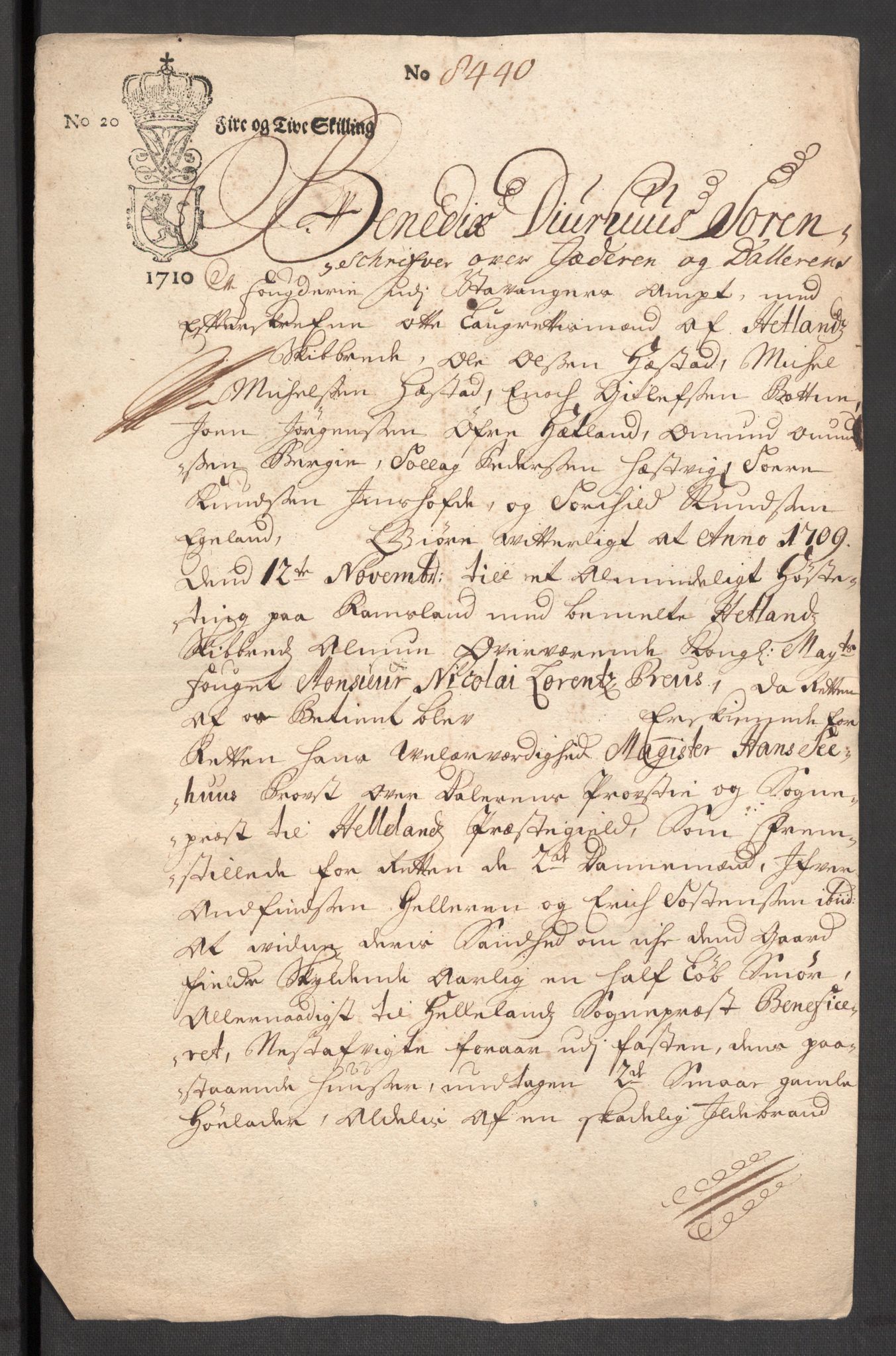 Rentekammeret inntil 1814, Reviderte regnskaper, Fogderegnskap, AV/RA-EA-4092/R46/L2735: Fogderegnskap Jæren og Dalane, 1711, p. 212