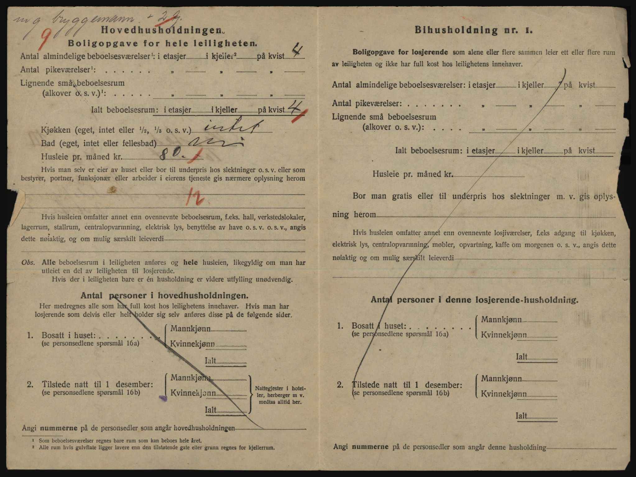 SATØ, 1920 census for Harstad, 1920, p. 1390