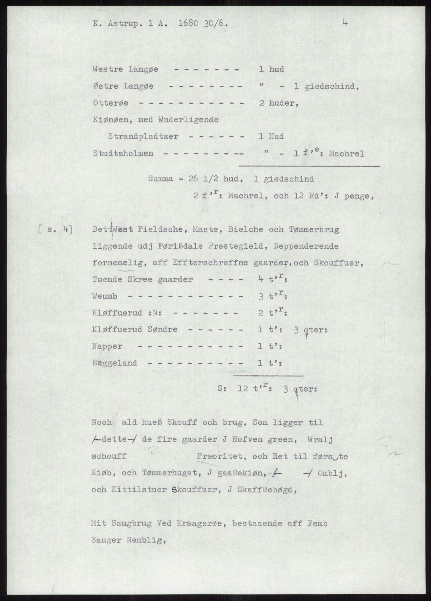 Samlinger til kildeutgivelse, Diplomavskriftsamlingen, AV/RA-EA-4053/H/Ha, p. 1304