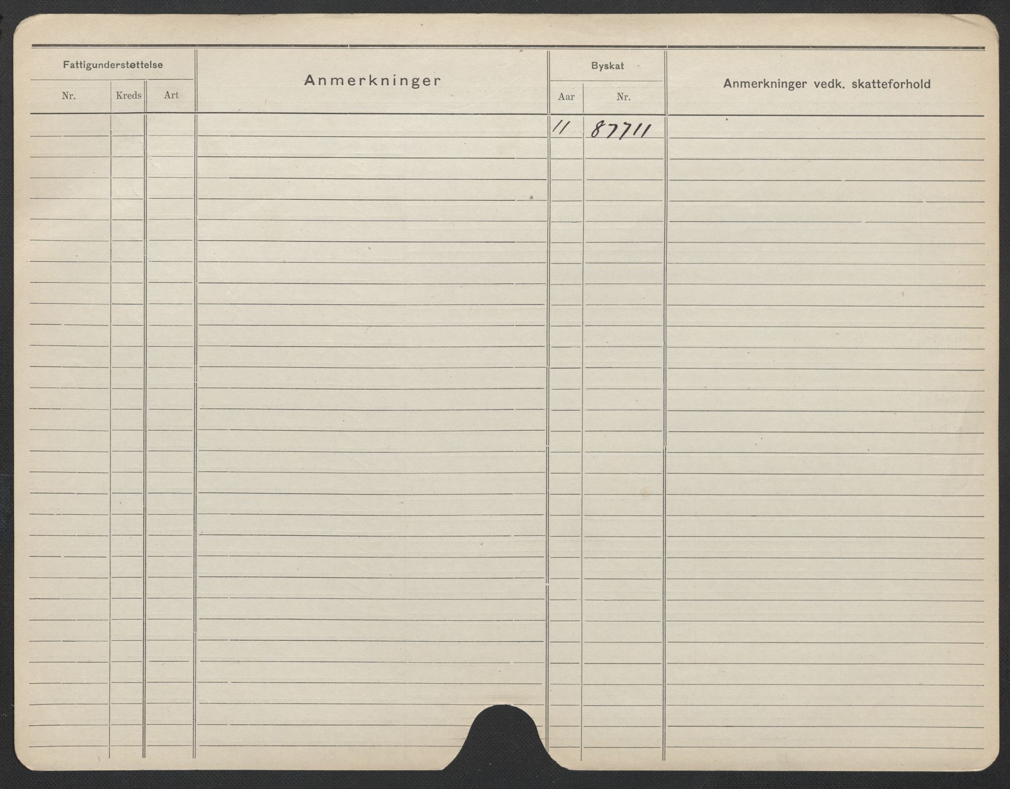 Oslo folkeregister, Registerkort, AV/SAO-A-11715/F/Fa/Fac/L0023: Kvinner, 1906-1914, p. 427b